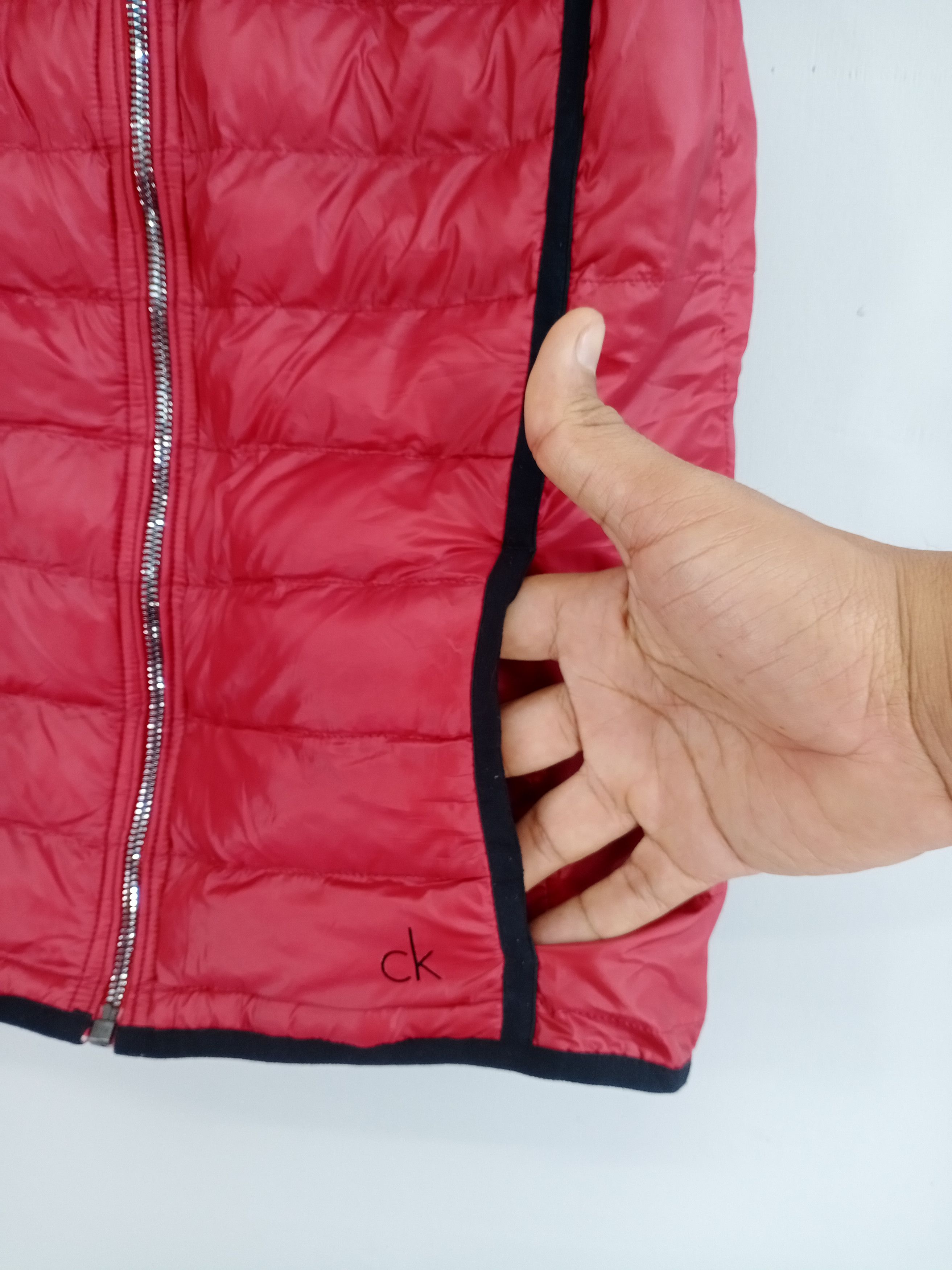 Calvin Klein × Designer 💥RARE💥Calvin Klein Light Puffer Vest Jacket Size M / US 6-8 / IT 42-44 - 7 Thumbnail