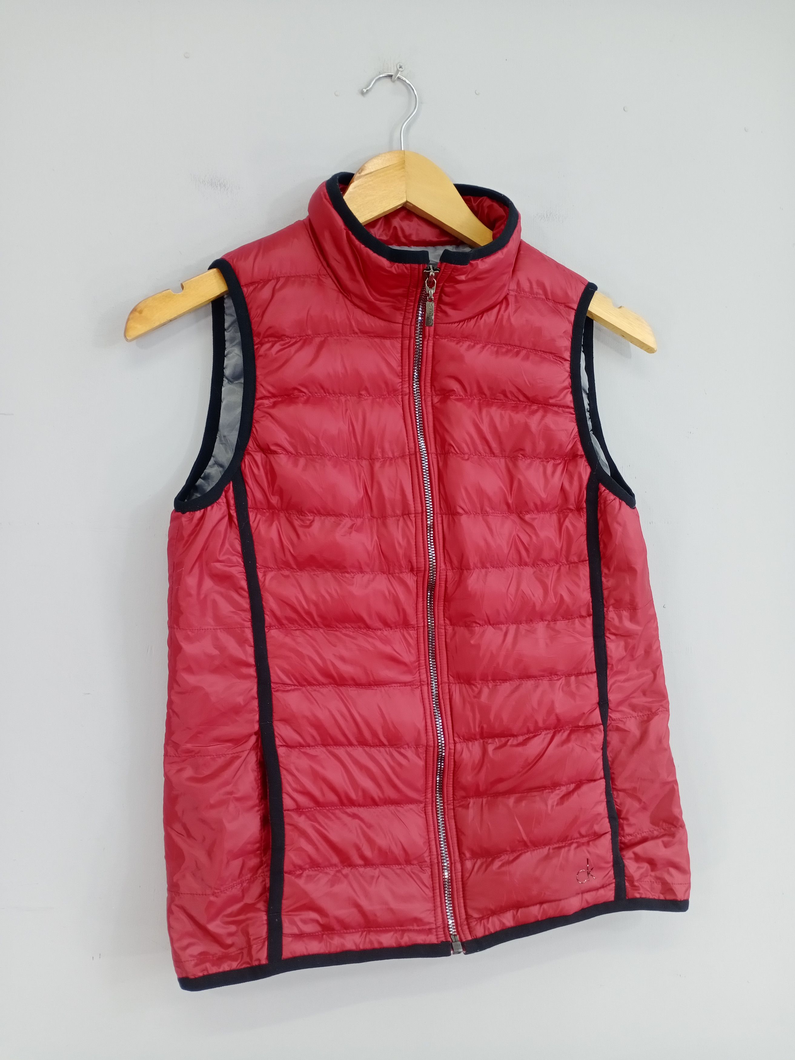Calvin Klein × Designer 💥RARE💥Calvin Klein Light Puffer Vest Jacket Size M / US 6-8 / IT 42-44 - 2 Thumbnail