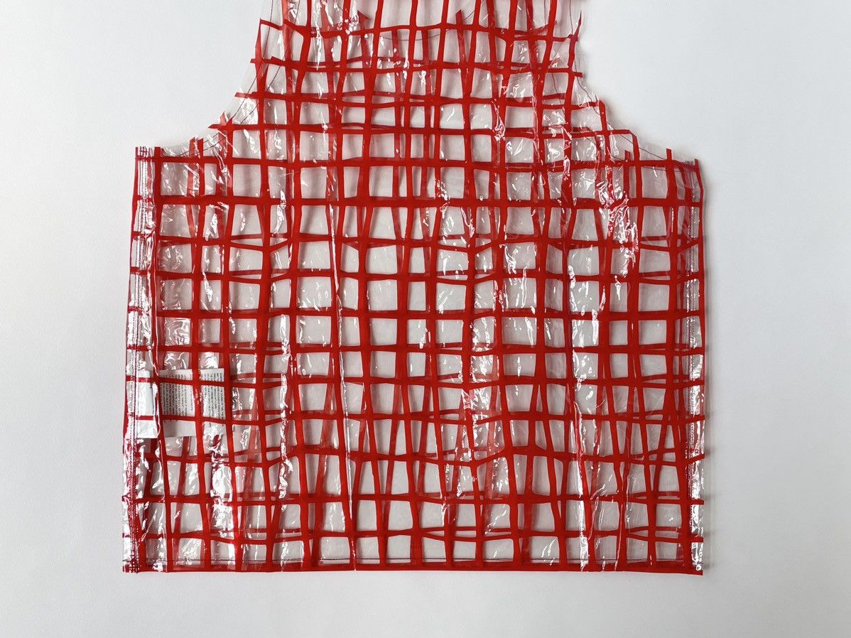 Comme des Garcons Homme Plus S/S 17 Clear PVC Grid Print Vest Size US M / EU 48-50 / 2 - 13 Thumbnail