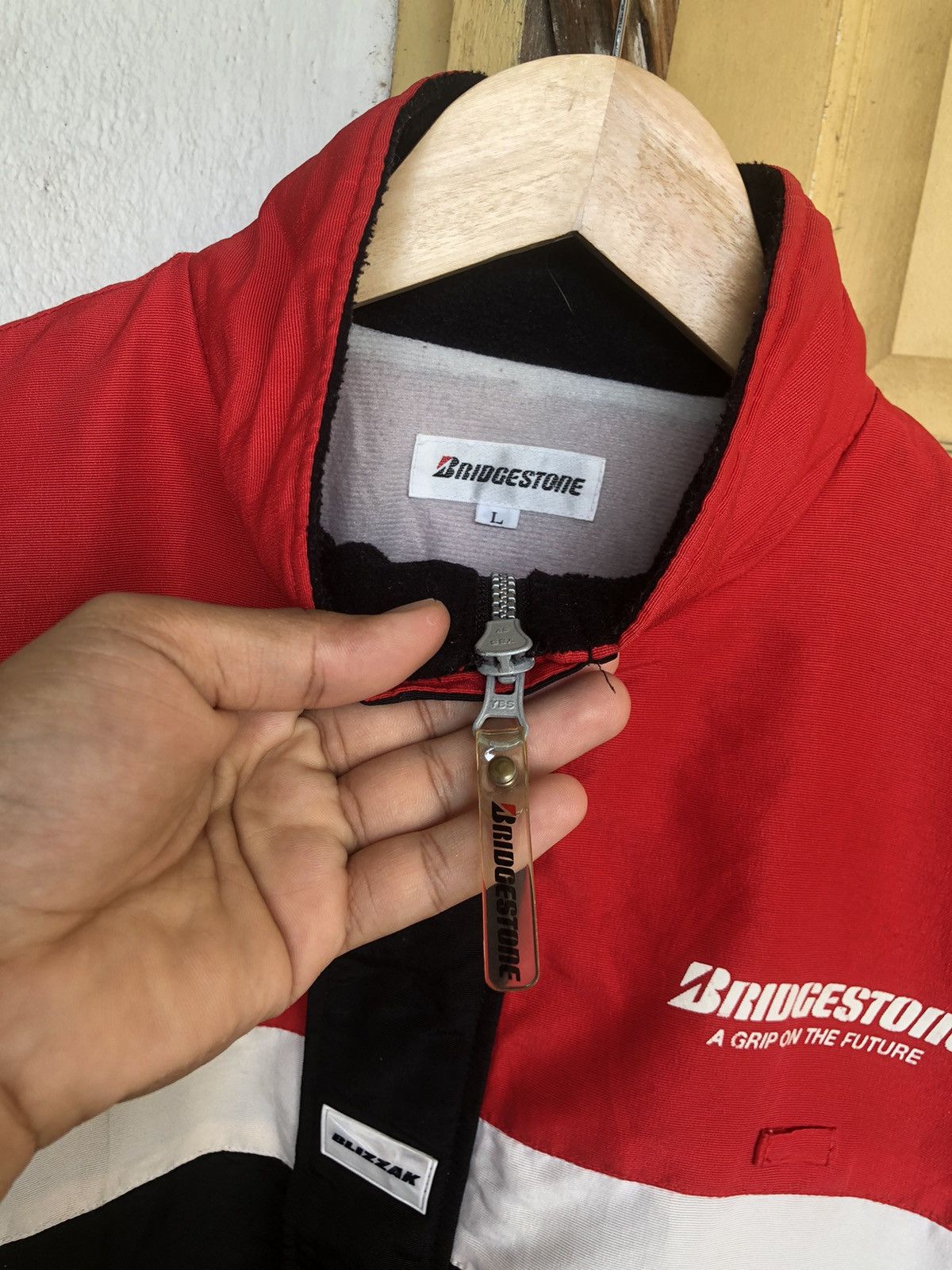 Vintage Vintage Blizzak Bridgestone Racing Team Jackets Size US L / EU 52-54 / 3 - 4 Thumbnail
