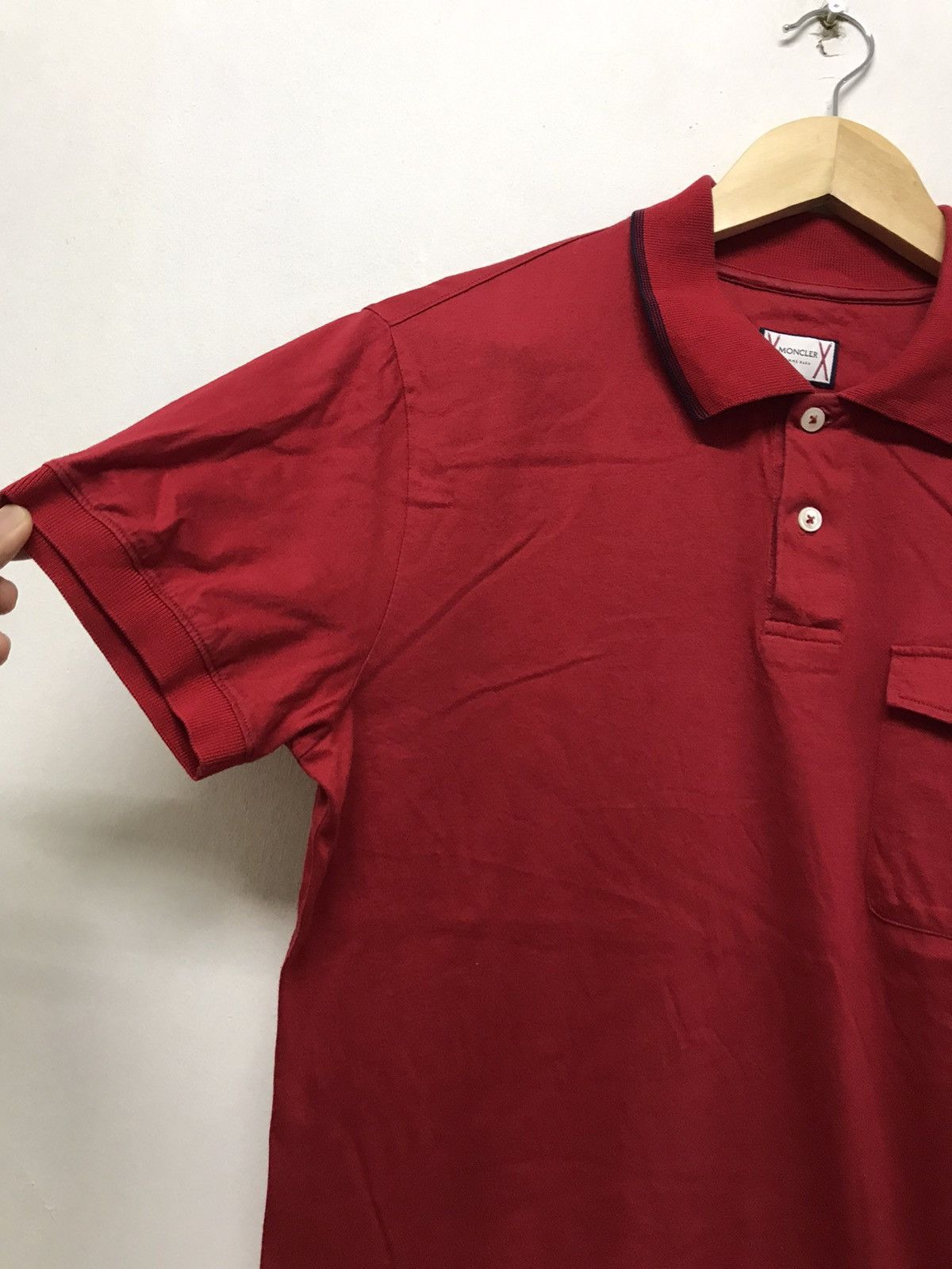 Moncler Vintage Moncler Gamme Blue Polo Shirt Women Size M / US 6-8 / IT 42-44 - 6 Thumbnail