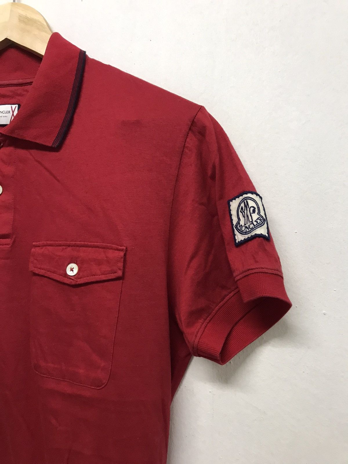 Moncler Vintage Moncler Gamme Blue Polo Shirt Women Size M / US 6-8 / IT 42-44 - 2 Thumbnail