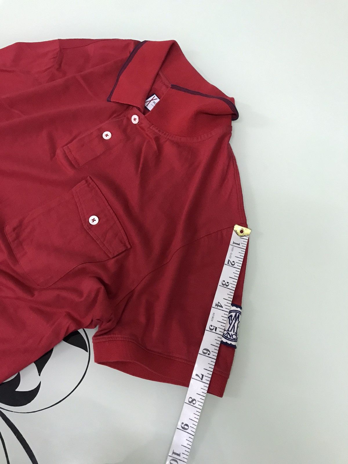 Moncler Vintage Moncler Gamme Blue Polo Shirt Women Size M / US 6-8 / IT 42-44 - 21 Thumbnail