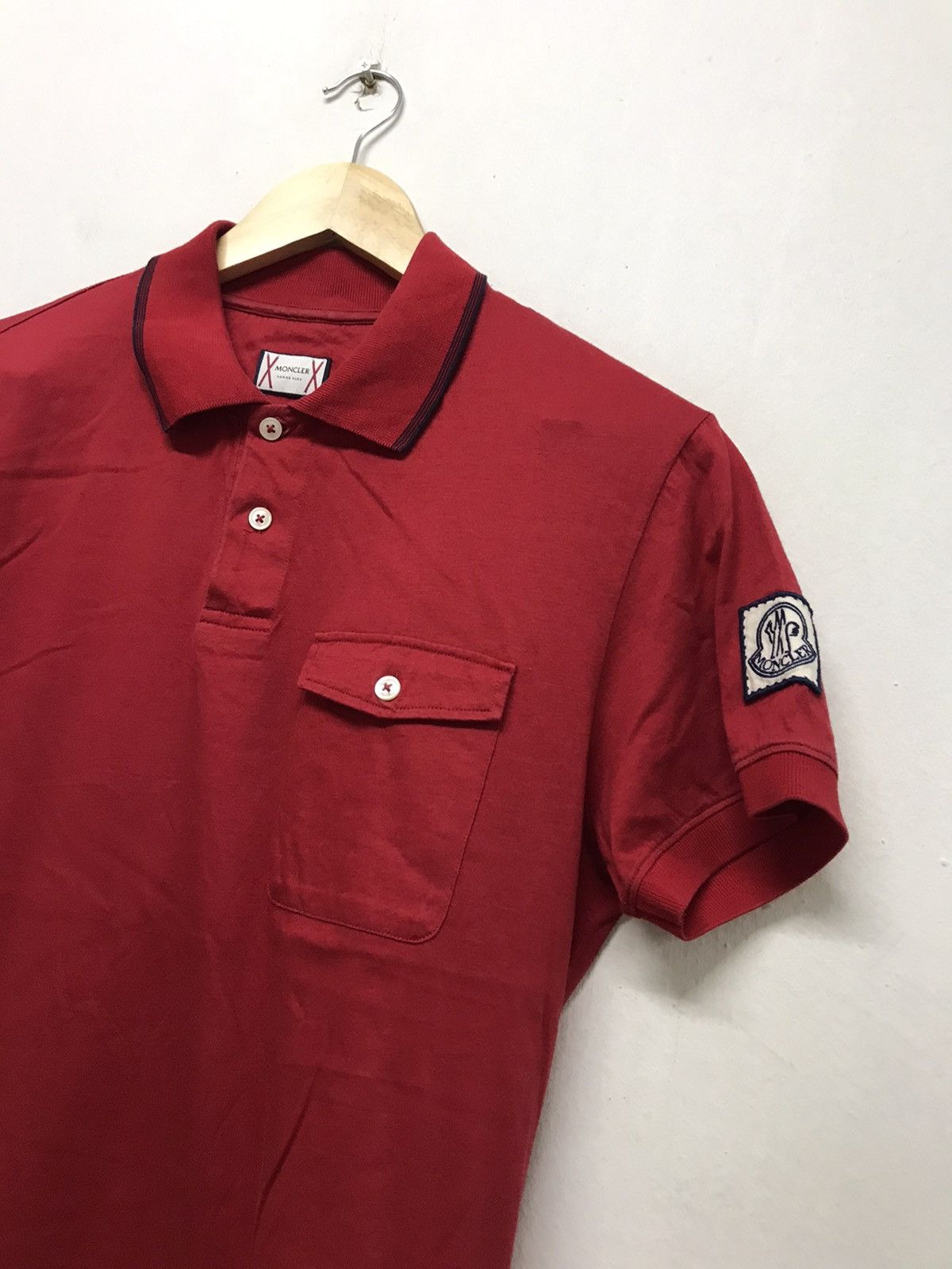Moncler Vintage Moncler Gamme Blue Polo Shirt Women Size M / US 6-8 / IT 42-44 - 4 Thumbnail