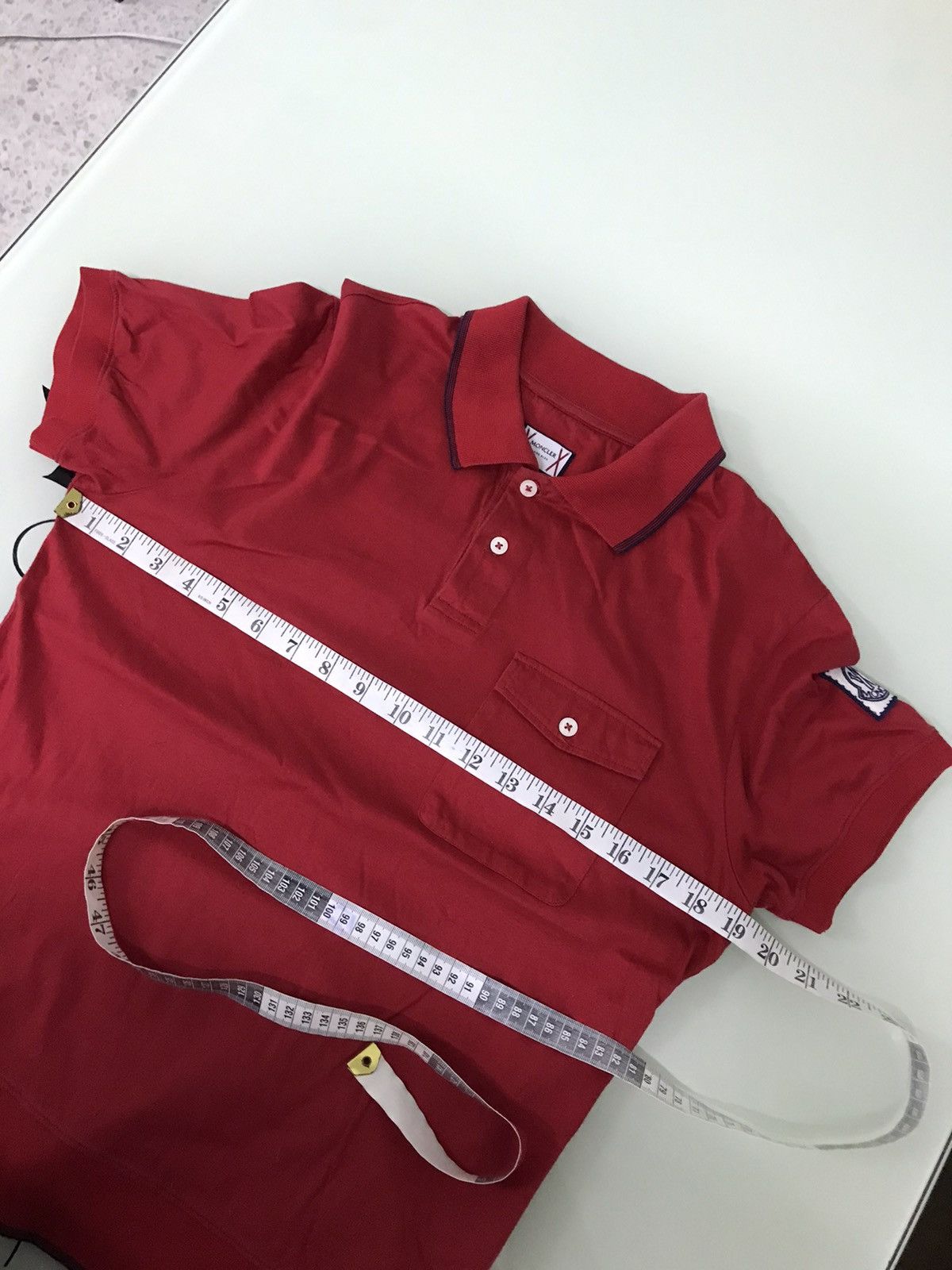Moncler Vintage Moncler Gamme Blue Polo Shirt Women Size M / US 6-8 / IT 42-44 - 18 Thumbnail