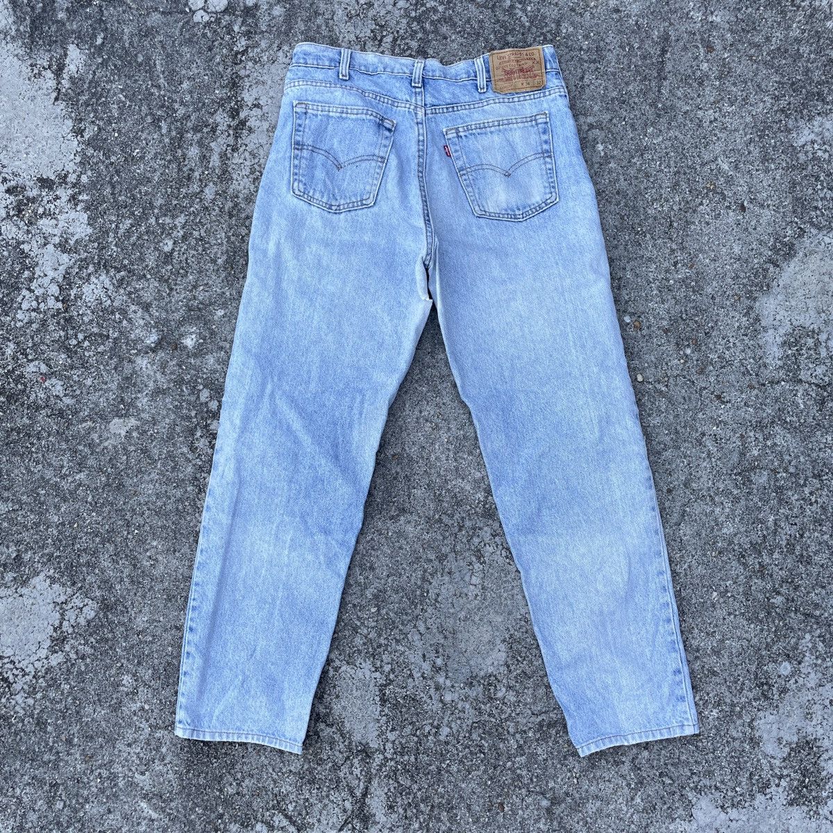Levi's Vintage 90s Levis Made In Usa Distressed Denim Jeans Size US 32 / EU 48 - 7 Thumbnail