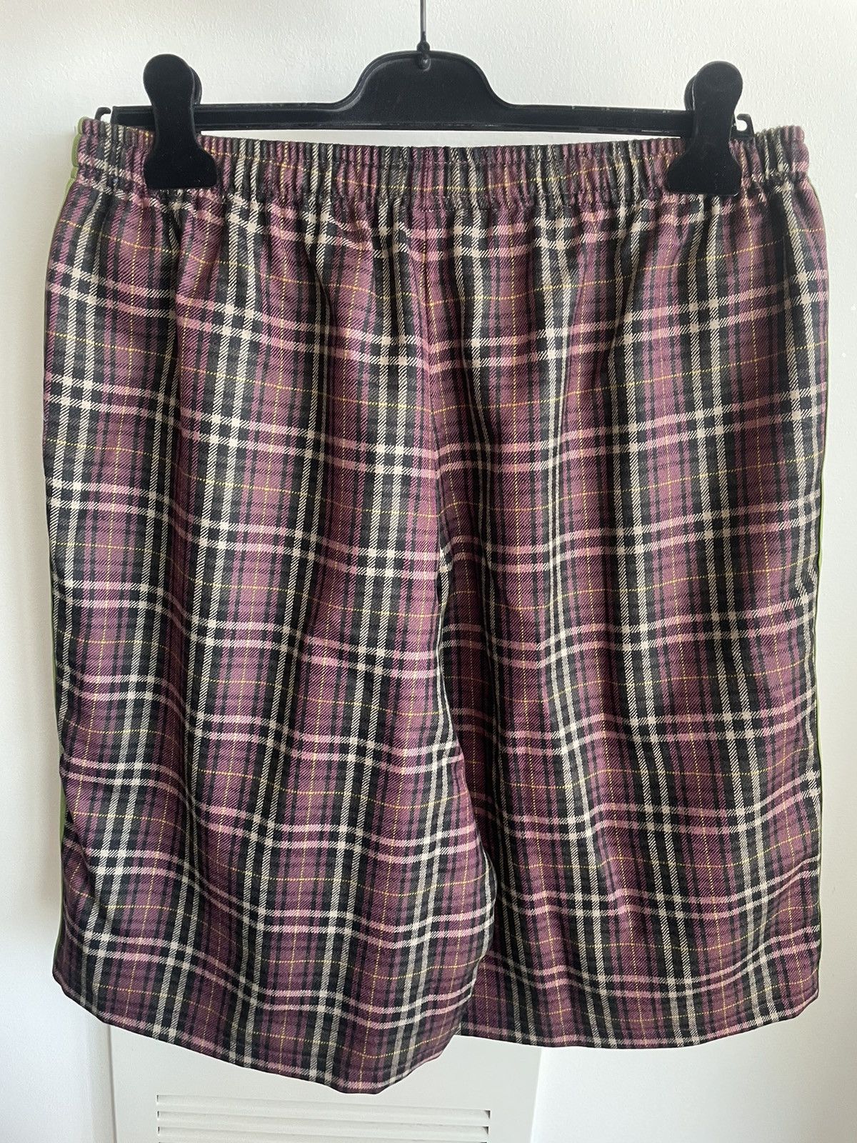 Gucci Oversized Rare Brand New Super Runway Iconic Check Shorts Size US 31 - 5 Thumbnail