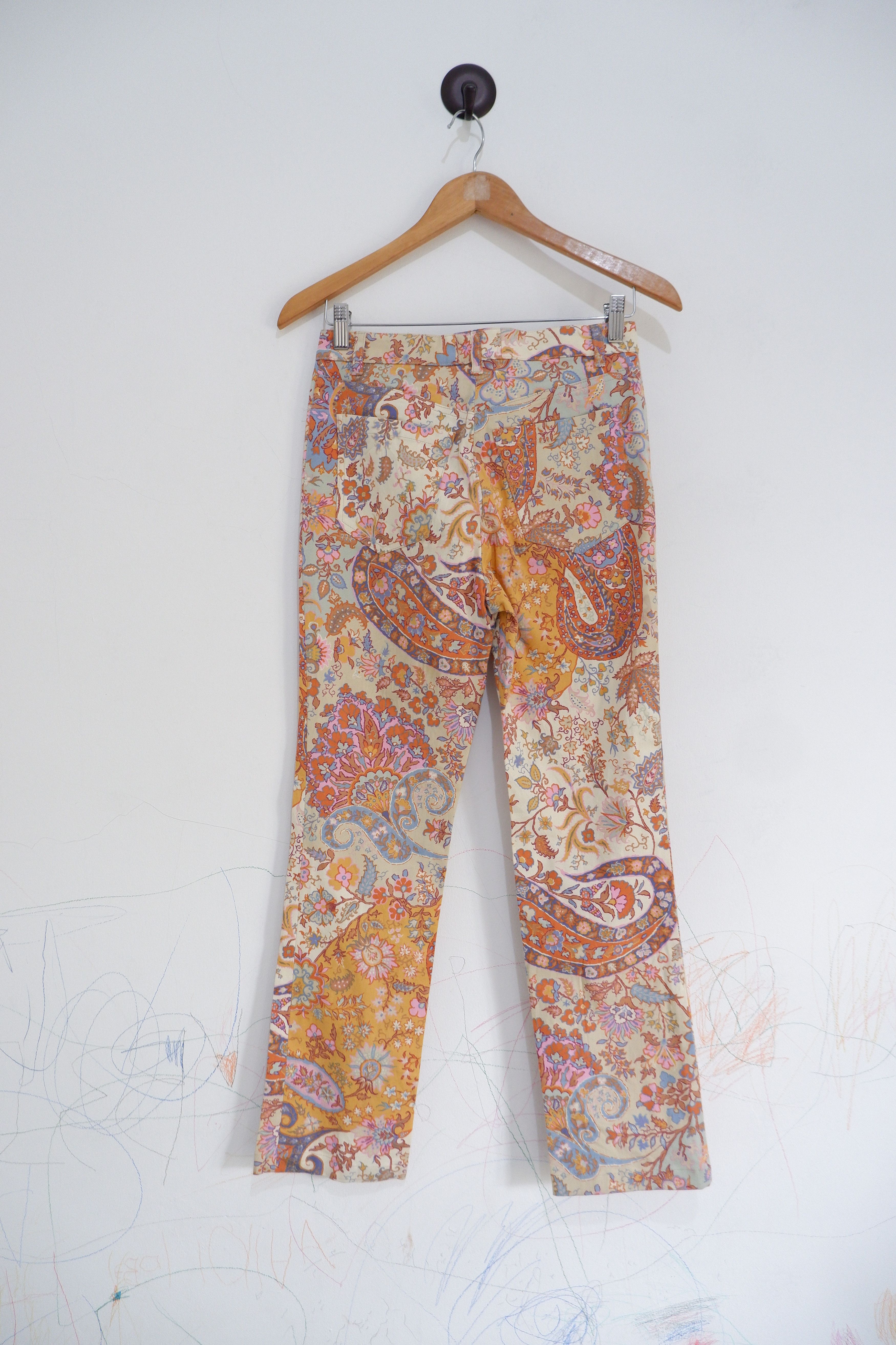 Etro ETRO Printed Paisley Pants Size 28" / US 6 / IT 42 - 2 Thumbnail