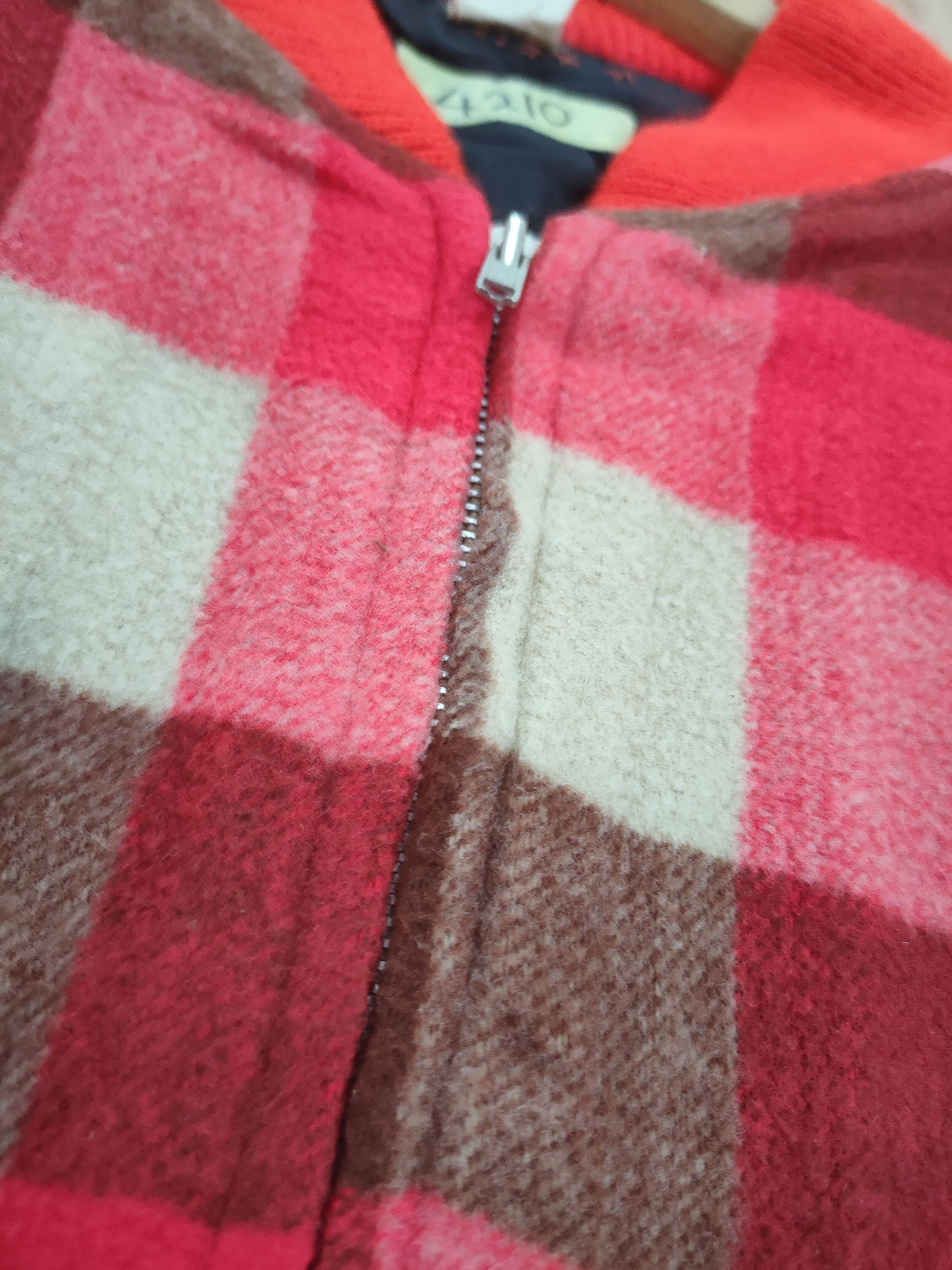 Japanese Brand Japan Checkered red varsity wool jacket vintage #4210 Size US M / EU 48-50 / 2 - 5 Thumbnail