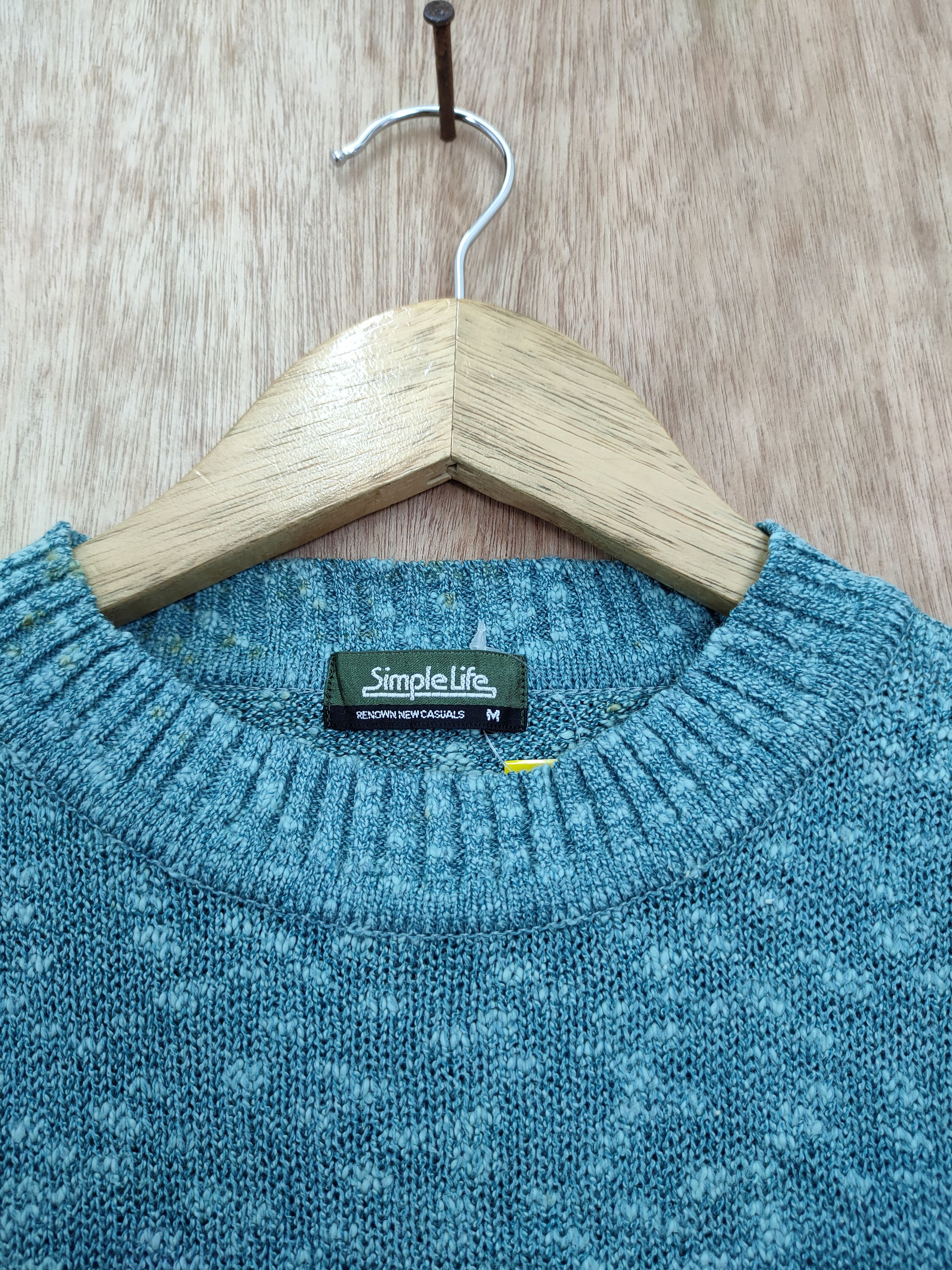 Homespun Knitwear DLL Simple Life knitwear japan streetwear #46-195 Size US M / EU 48-50 / 2 - 5 Thumbnail
