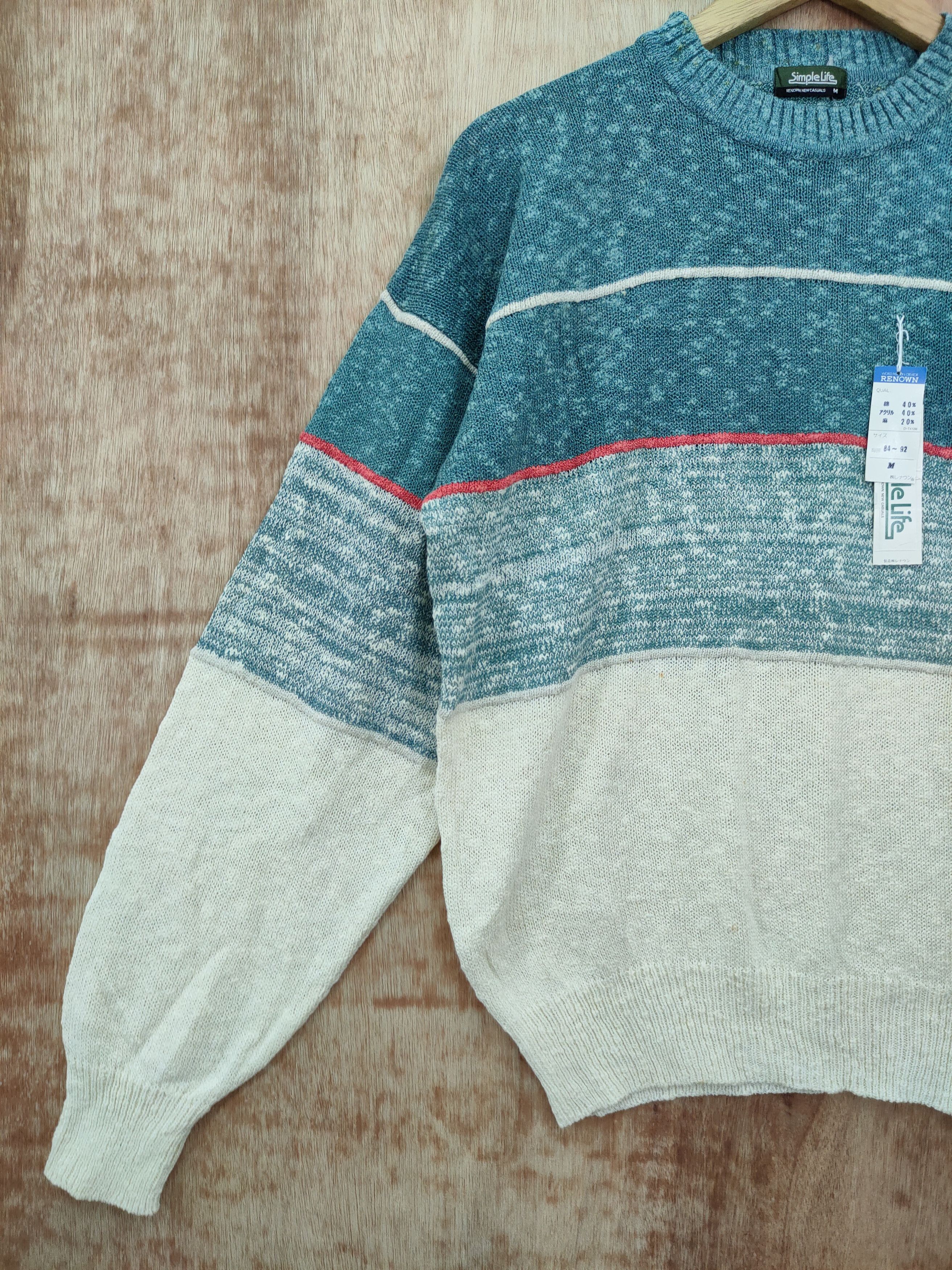 Homespun Knitwear DLL Simple Life knitwear japan streetwear #46-195 Size US M / EU 48-50 / 2 - 2 Thumbnail