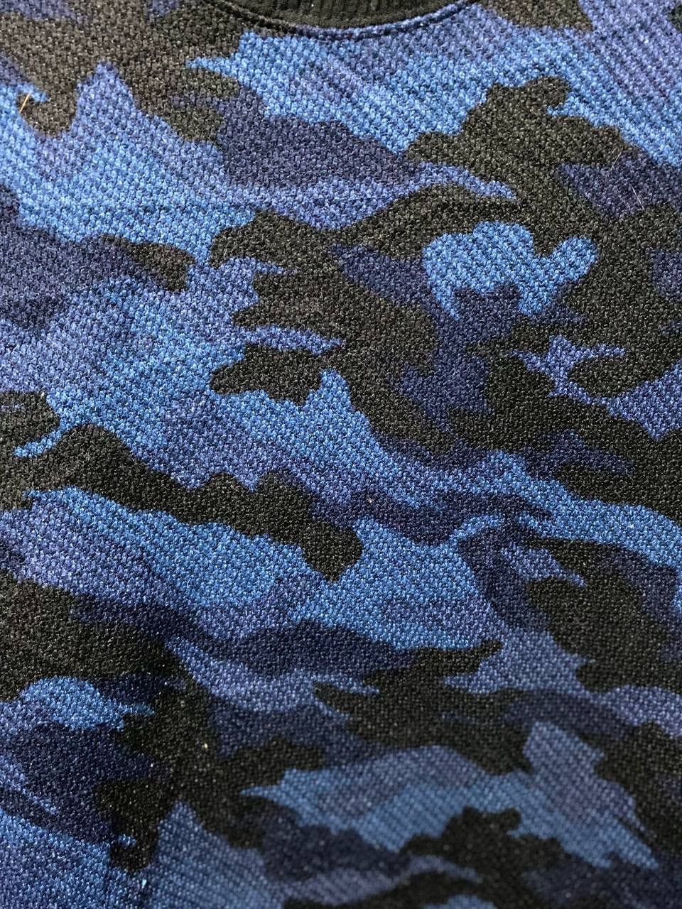 Japanese Brand INHERIT japanese brands Blue Camo Design Sweatshirt Size US M / EU 48-50 / 2 - 3 Thumbnail
