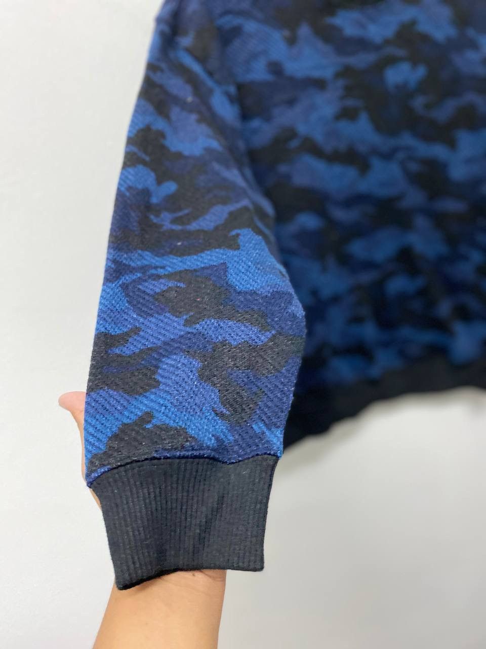Japanese Brand INHERIT japanese brands Blue Camo Design Sweatshirt Size US M / EU 48-50 / 2 - 5 Thumbnail