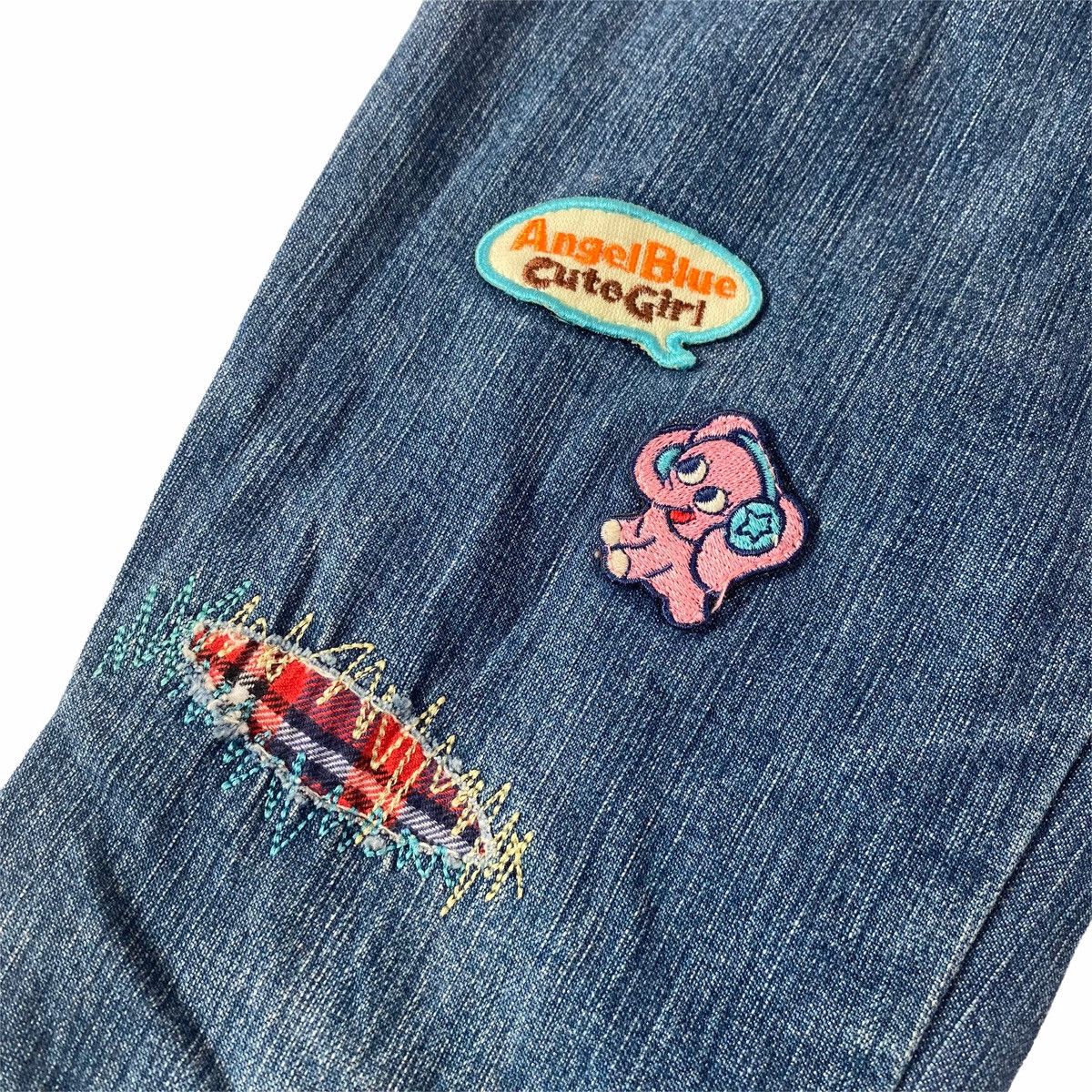 Hysteric Glamour 🖤BLACKFRIDAY🖤1990s Angel Blue - Mini Patch Flared Denim Size US 28 / EU 44 - 3 Thumbnail