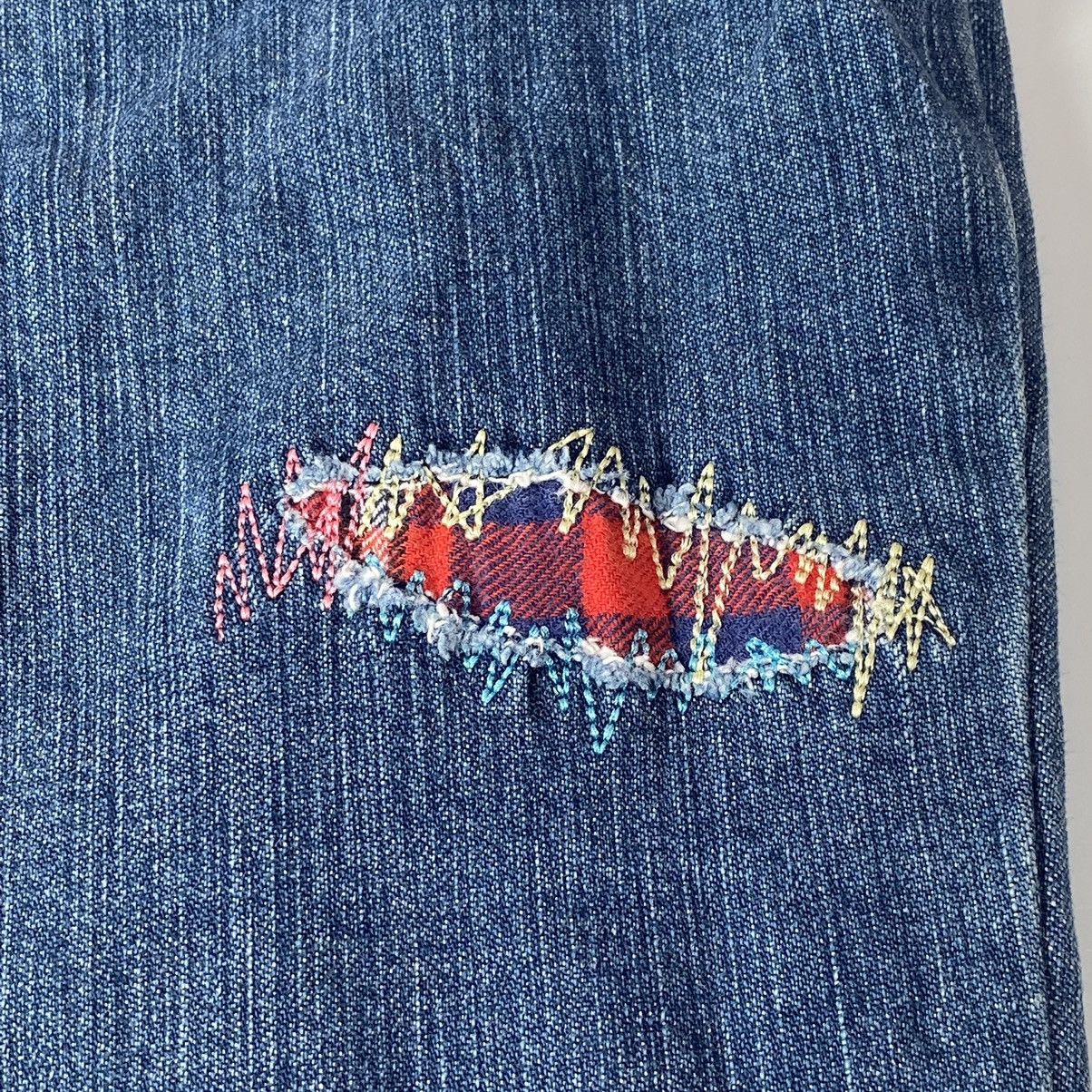 Hysteric Glamour 🖤BLACKFRIDAY🖤1990s Angel Blue - Mini Patch Flared Denim Size US 28 / EU 44 - 8 Thumbnail