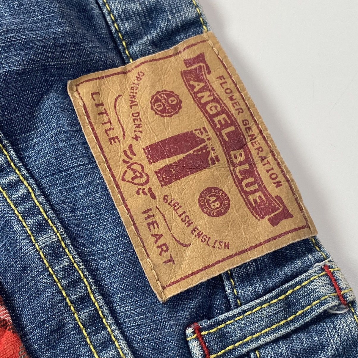 Hysteric Glamour 🖤BLACKFRIDAY🖤1990s Angel Blue - Mini Patch Flared Denim Size US 28 / EU 44 - 12 Thumbnail