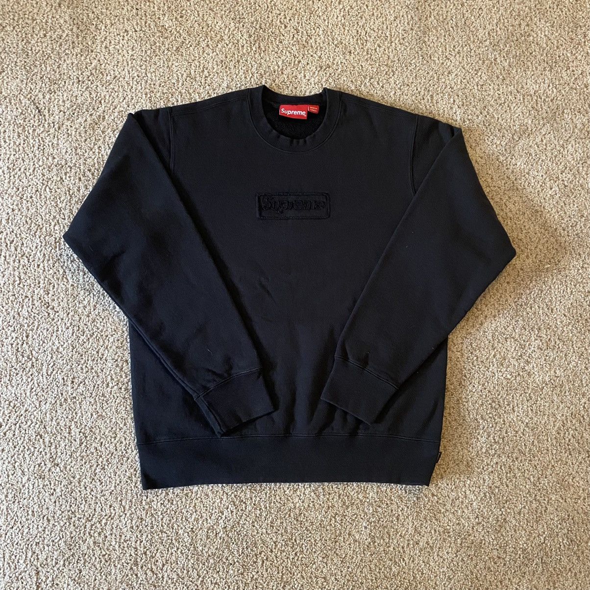 Supreme Supreme Cutout Logo Crewneck | Grailed