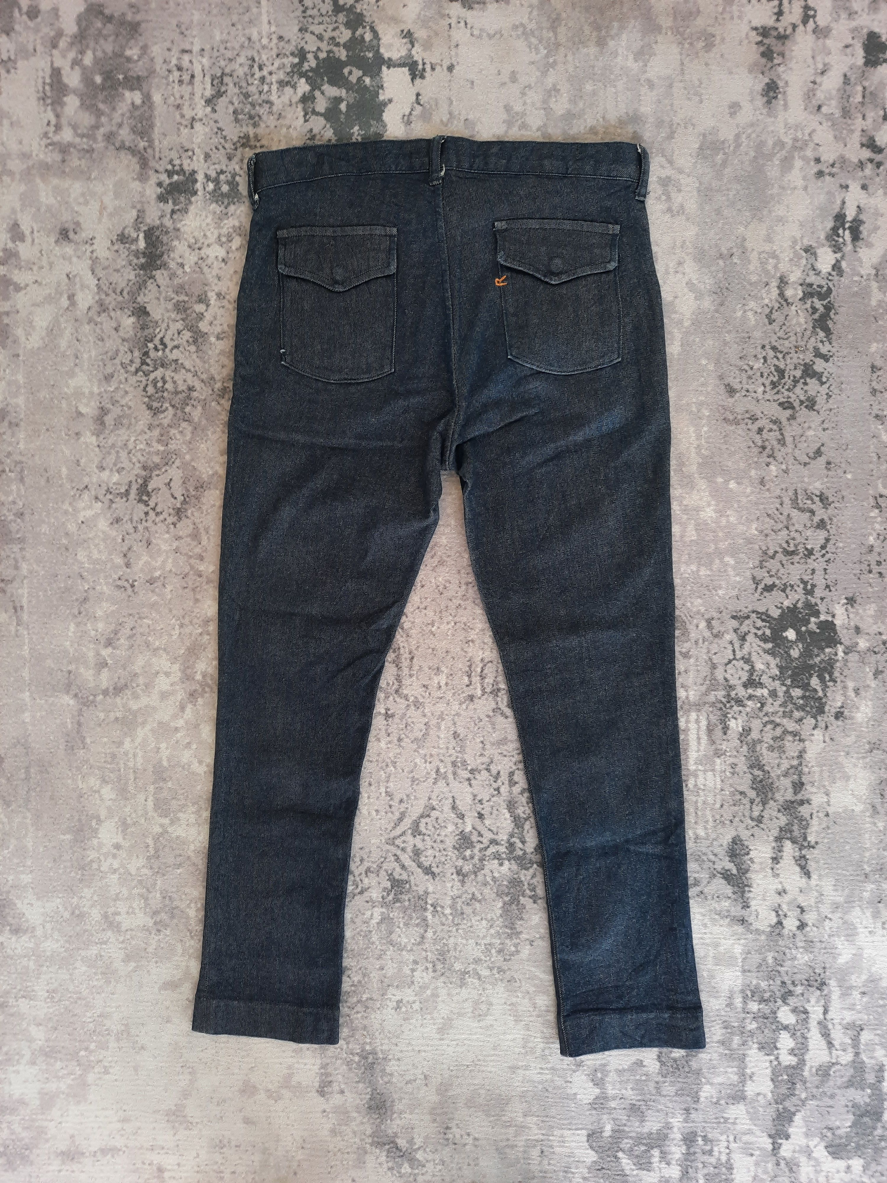 45rpm 🔥Japanese brand 45rpm bush denim skinny jeans Size US 31 - 2 Thumbnail
