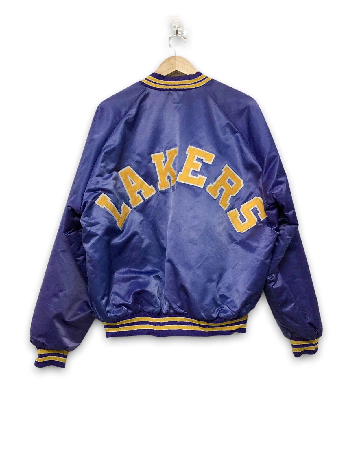 image of Vintage Nba Lakers Chalk Line in Purple, Men's (Size XL)