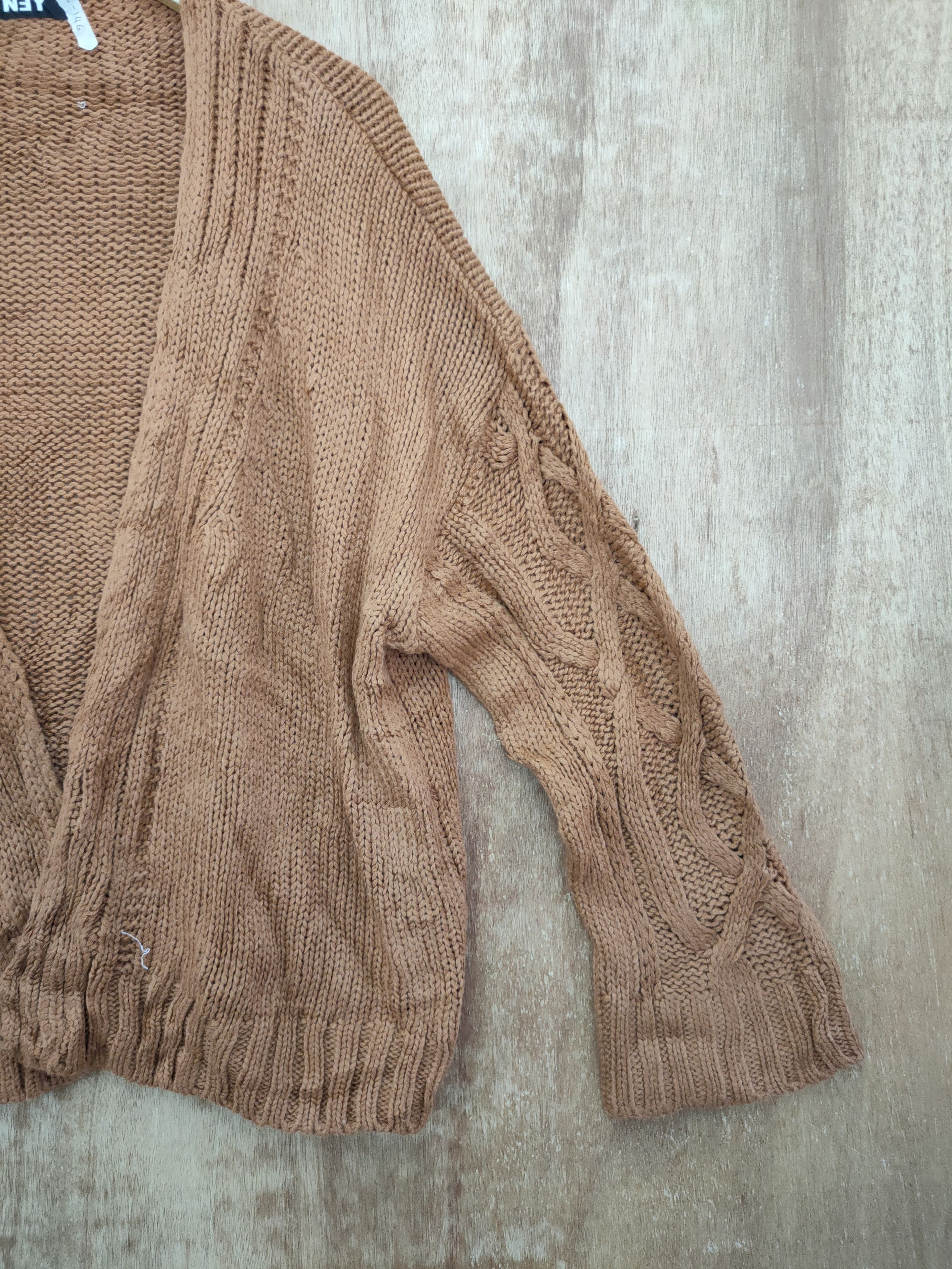 Aran Isles Knitwear DL Ney Cardigan Japan brown cable knitwear #46-146 Size US M / EU 48-50 / 2 - 3 Thumbnail