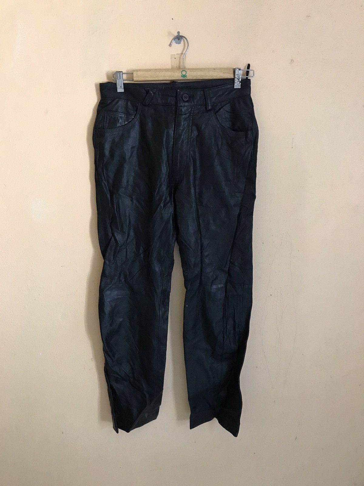 Designer × Leather × Zara ZARA LEATHER PANT Size US 30 / EU 46 - 2 Thumbnail
