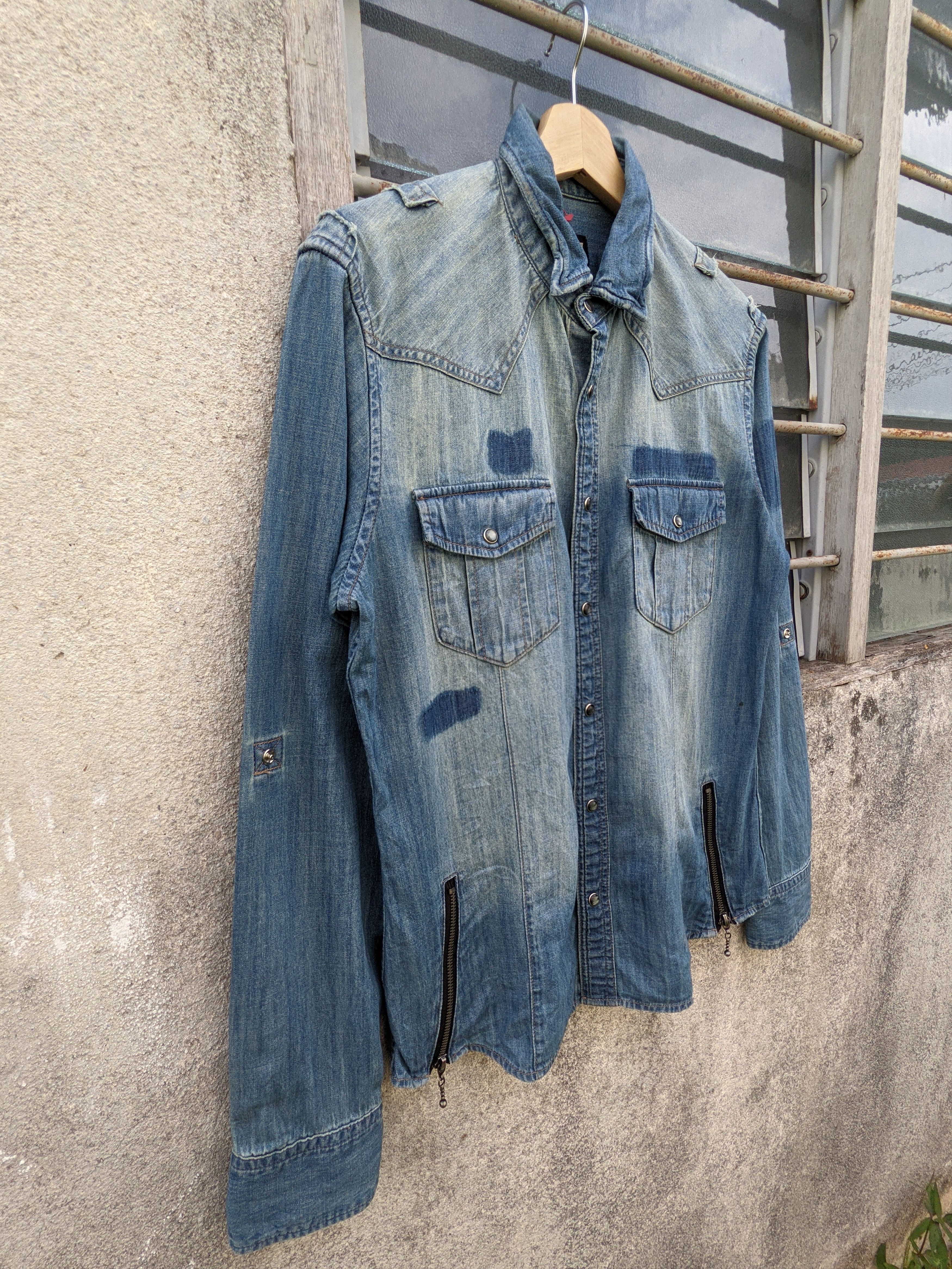 Designer × Japanese Brand Japanese brand PPFM stone wash western shirts Size M / US 6-8 / IT 42-44 - 4 Thumbnail