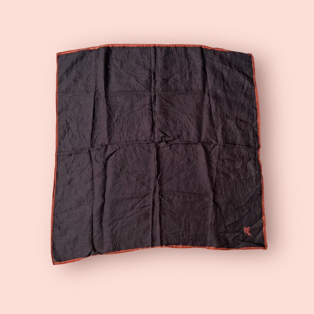 Burberry × Designer × Vintage VINTAGE BURBERRY PLAIN HANDKERCHIEF POCKET SQUARE Size ONE SIZE - 5 Thumbnail