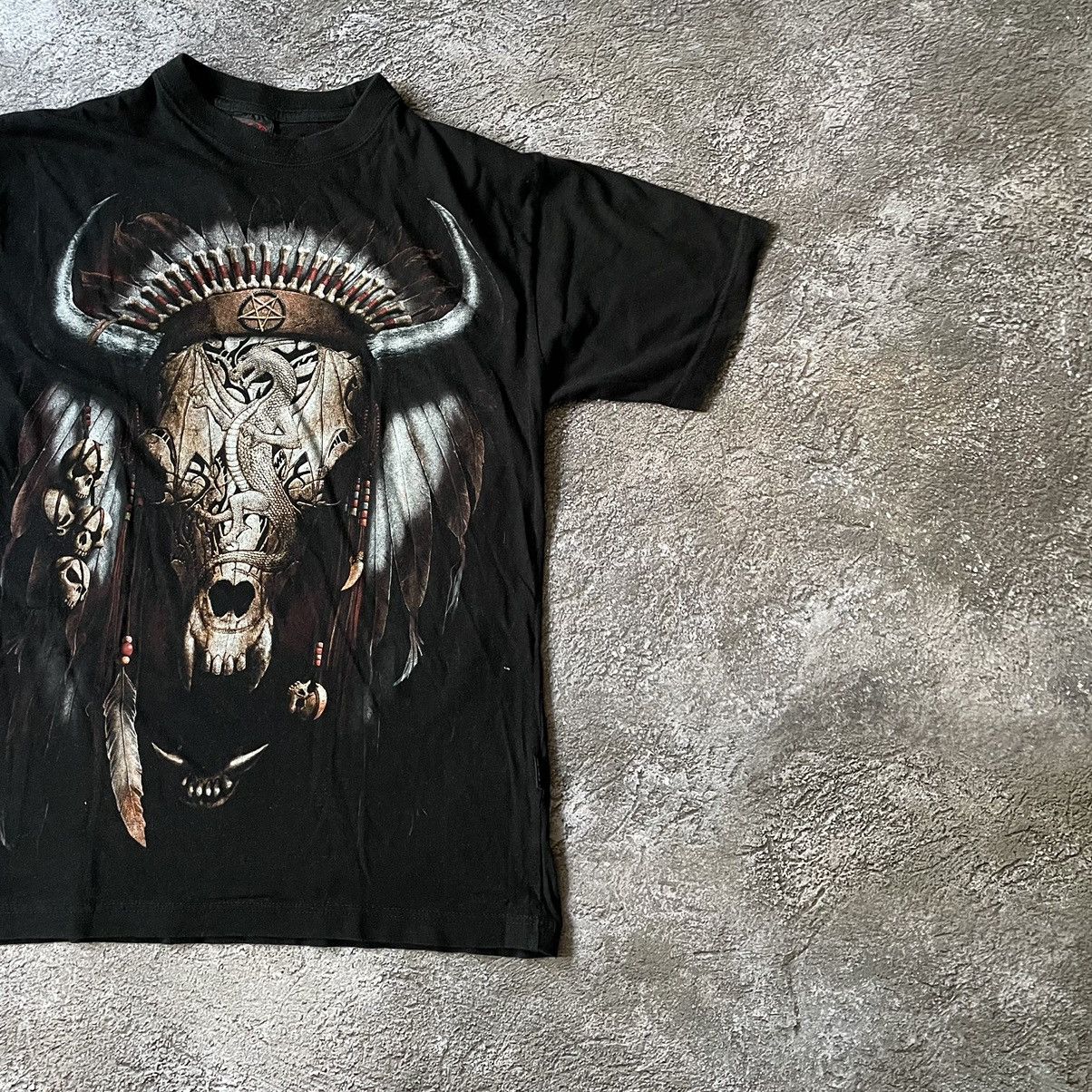 Band Tees Vintage Y2K Skulls Dead Face Religion God Creepy Horror Tee Size US L / EU 52-54 / 3 - 3 Thumbnail