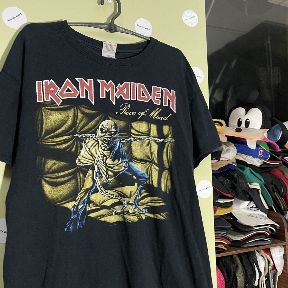 Vintage Vintage 90s Iron Maiden Band Tee Graphic Skulls Grunge L Size US L / EU 52-54 / 3 - 5 Thumbnail