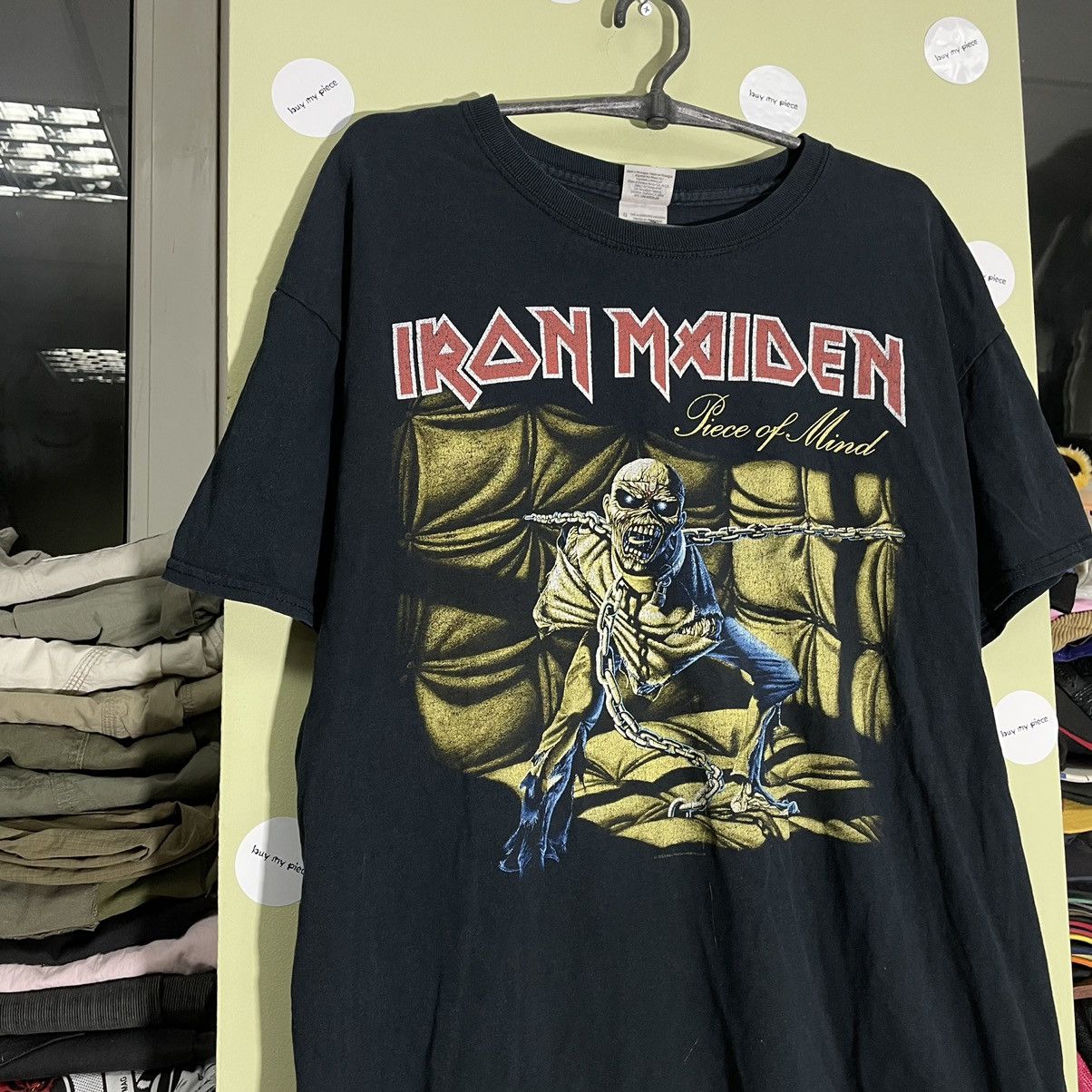 Vintage Vintage 90s Iron Maiden Band Tee Graphic Skulls Grunge L Size US L / EU 52-54 / 3 - 4 Thumbnail