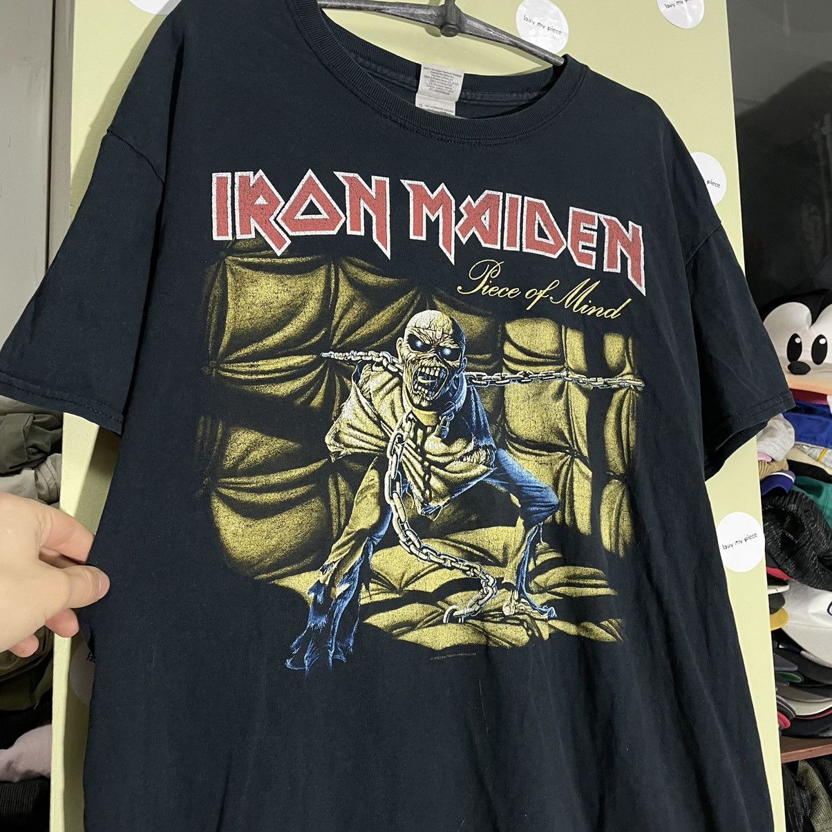 Vintage Vintage 90s Iron Maiden Band Tee Graphic Skulls Grunge L Size US L / EU 52-54 / 3 - 6 Thumbnail