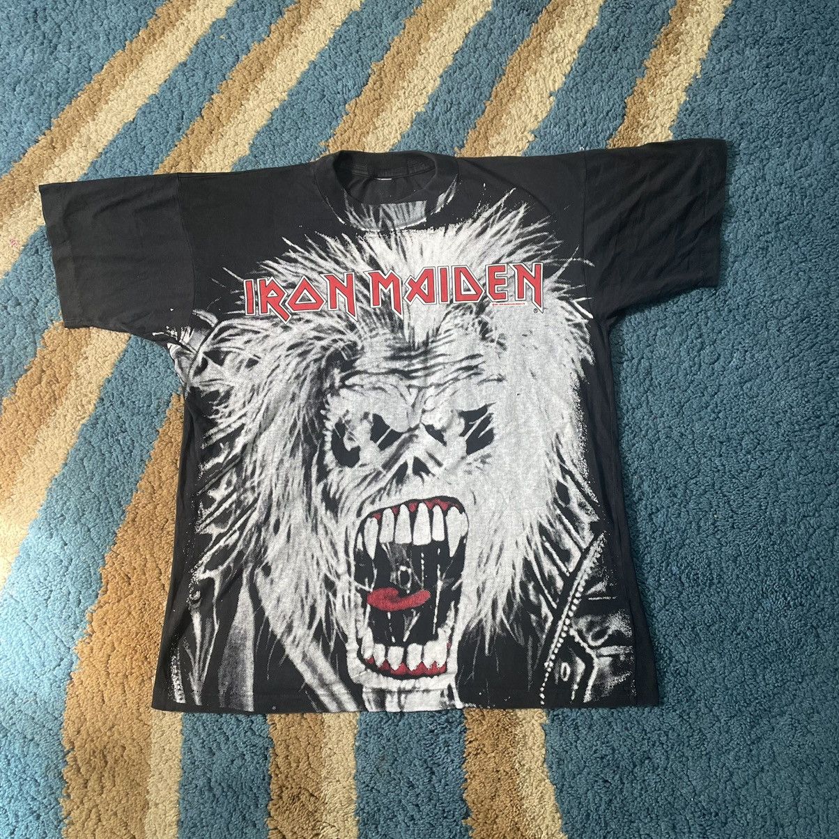 Iron maiden 1991 all over print tee