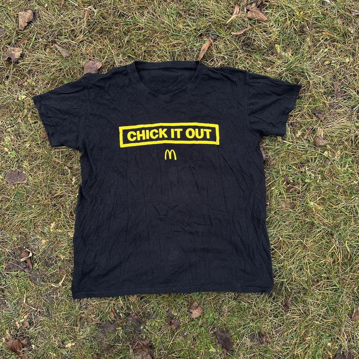 Vintage Vintage 90s McDonald's Graphic Tee Black Humor Streetwear M Size US M / EU 48-50 / 2 - 1 Thumbnail