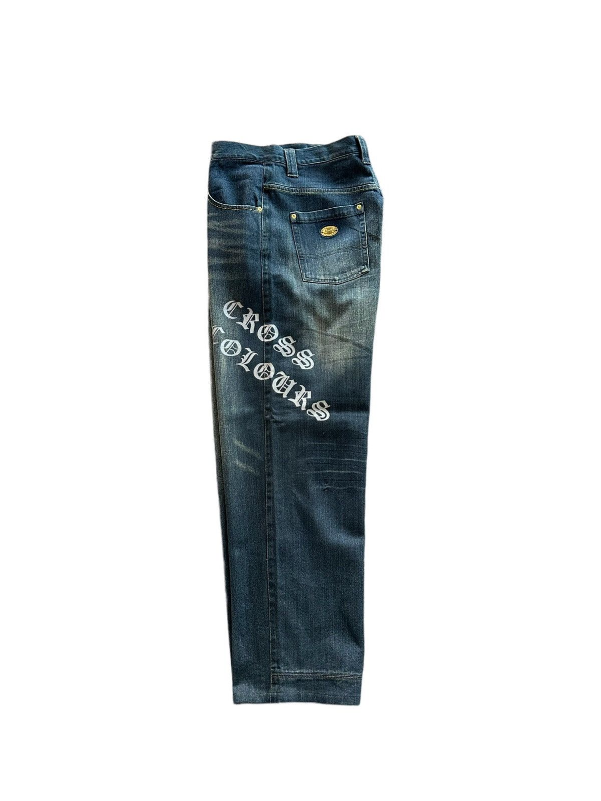 Cross Colours Rare 1990s Cross Colours baggy jeans Size US 30 / EU 46 - 3 Thumbnail
