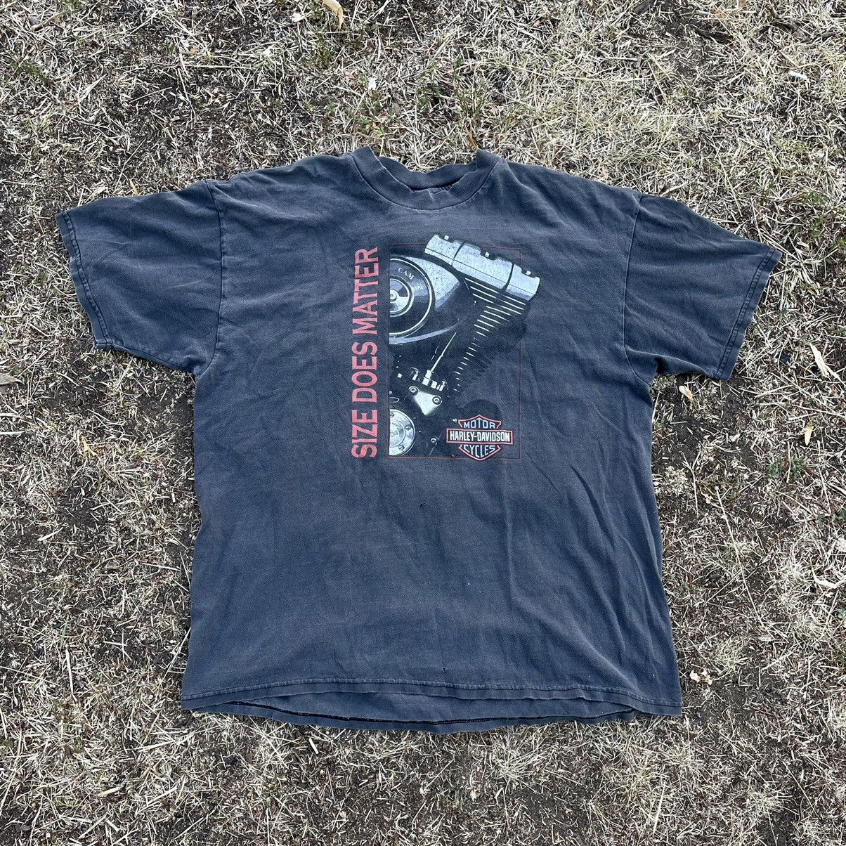 Vintage Vintage 90s Harley Davidson Sun Faded Graphic Tee Streetwear Size US XL / EU 56 / 4 - 1 Thumbnail