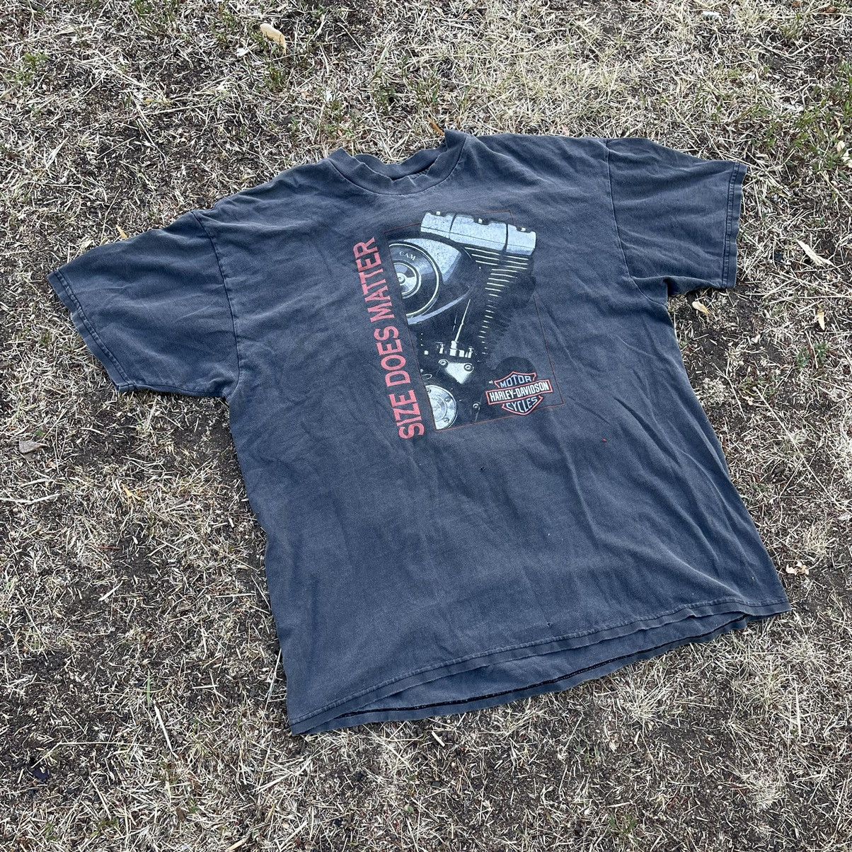 Vintage Vintage 90s Harley Davidson Sun Faded Graphic Tee Streetwear Size US XL / EU 56 / 4 - 4 Thumbnail