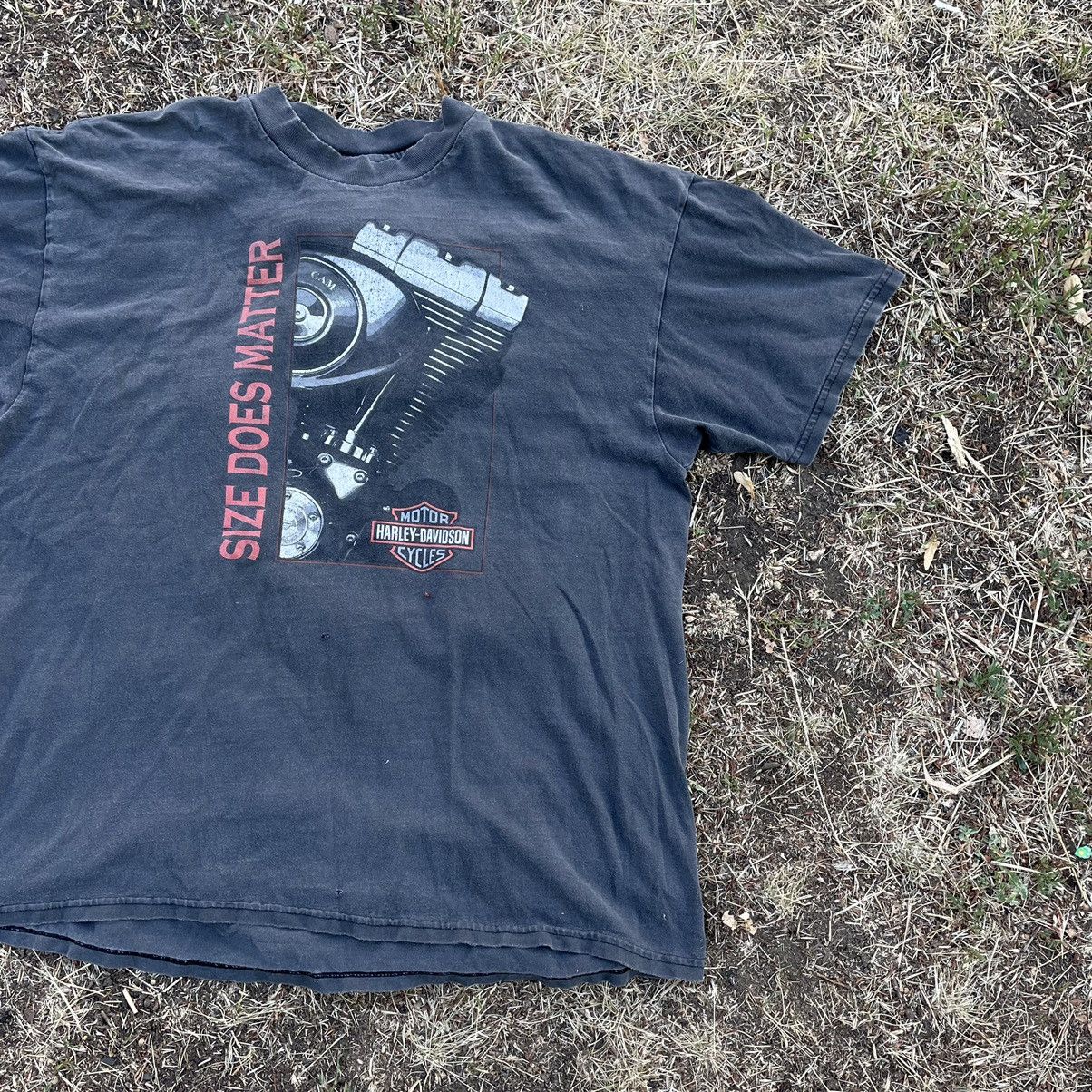Vintage Vintage 90s Harley Davidson Sun Faded Graphic Tee Streetwear Size US XL / EU 56 / 4 - 2 Thumbnail