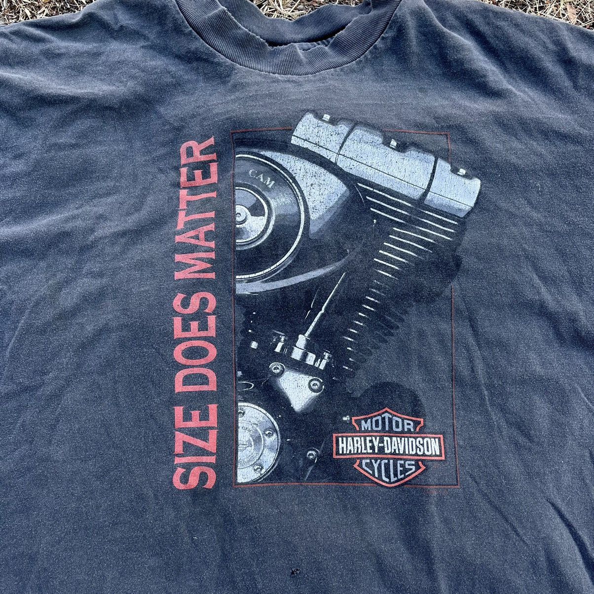 Vintage Vintage 90s Harley Davidson Sun Faded Graphic Tee Streetwear Size US XL / EU 56 / 4 - 5 Thumbnail