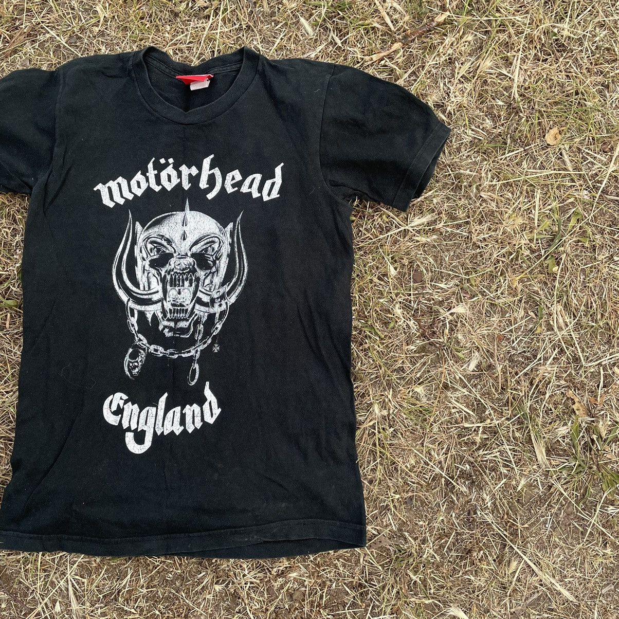 Vintage Vintage 90s Motorhead Band Tee Graphic Punk Streetwear S Size US S / EU 44-46 / 1 - 2 Thumbnail