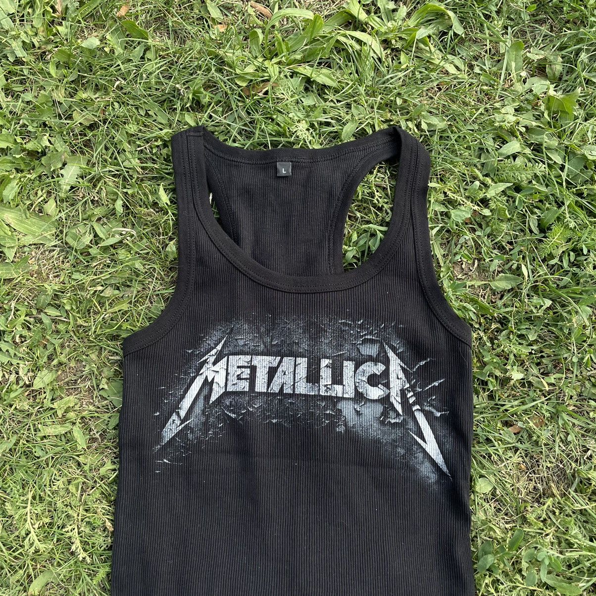 Vintage Vintage Y2K Metallica Band Tee Graphic Streetwear Grunge M Size US M / EU 48-50 / 2 - 2 Thumbnail