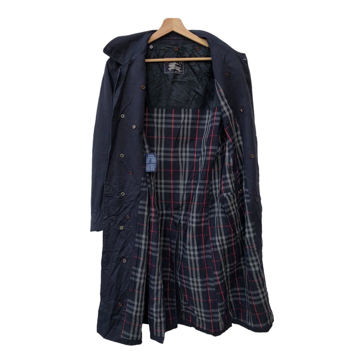 Burberry 🔥Vintage Burberry England Trench Coat Nova Check Jacket Size US M / EU 48-50 / 2 - 3 Thumbnail