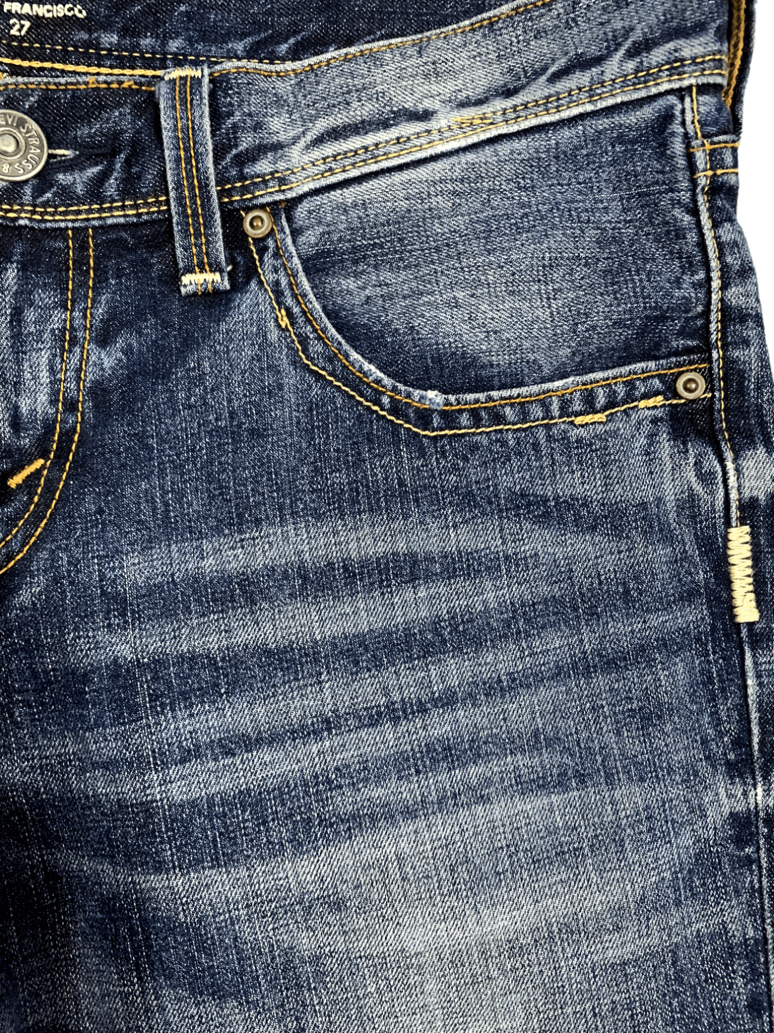 Levi's × Levi's Vintage Clothing Vintage Levis 501 White Tag Blue Wash Loose Jeans Size US 33 - 6 Thumbnail