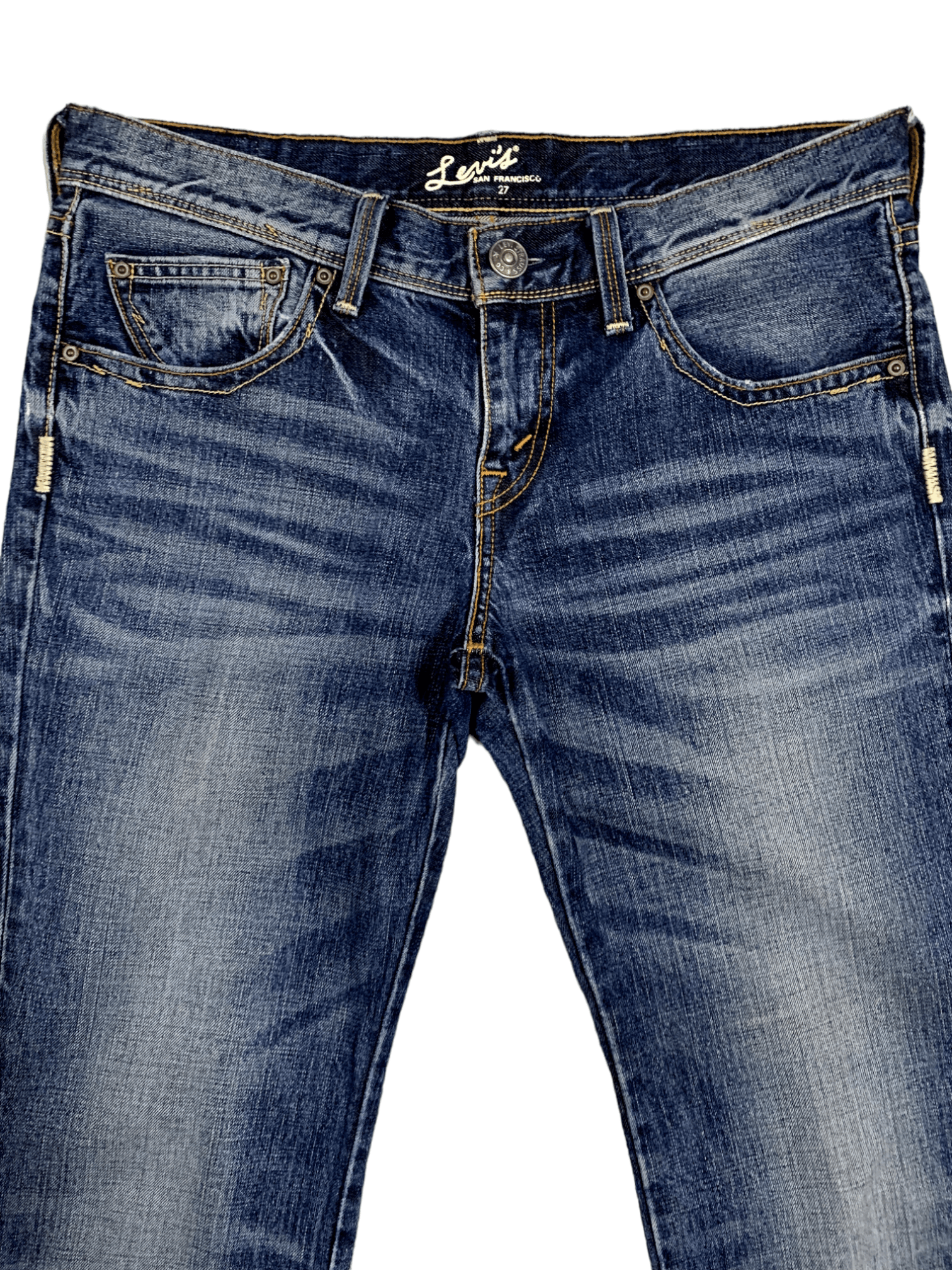 Levi's × Levi's Vintage Clothing Vintage Levis 501 White Tag Blue Wash Loose Jeans Size US 33 - 4 Thumbnail