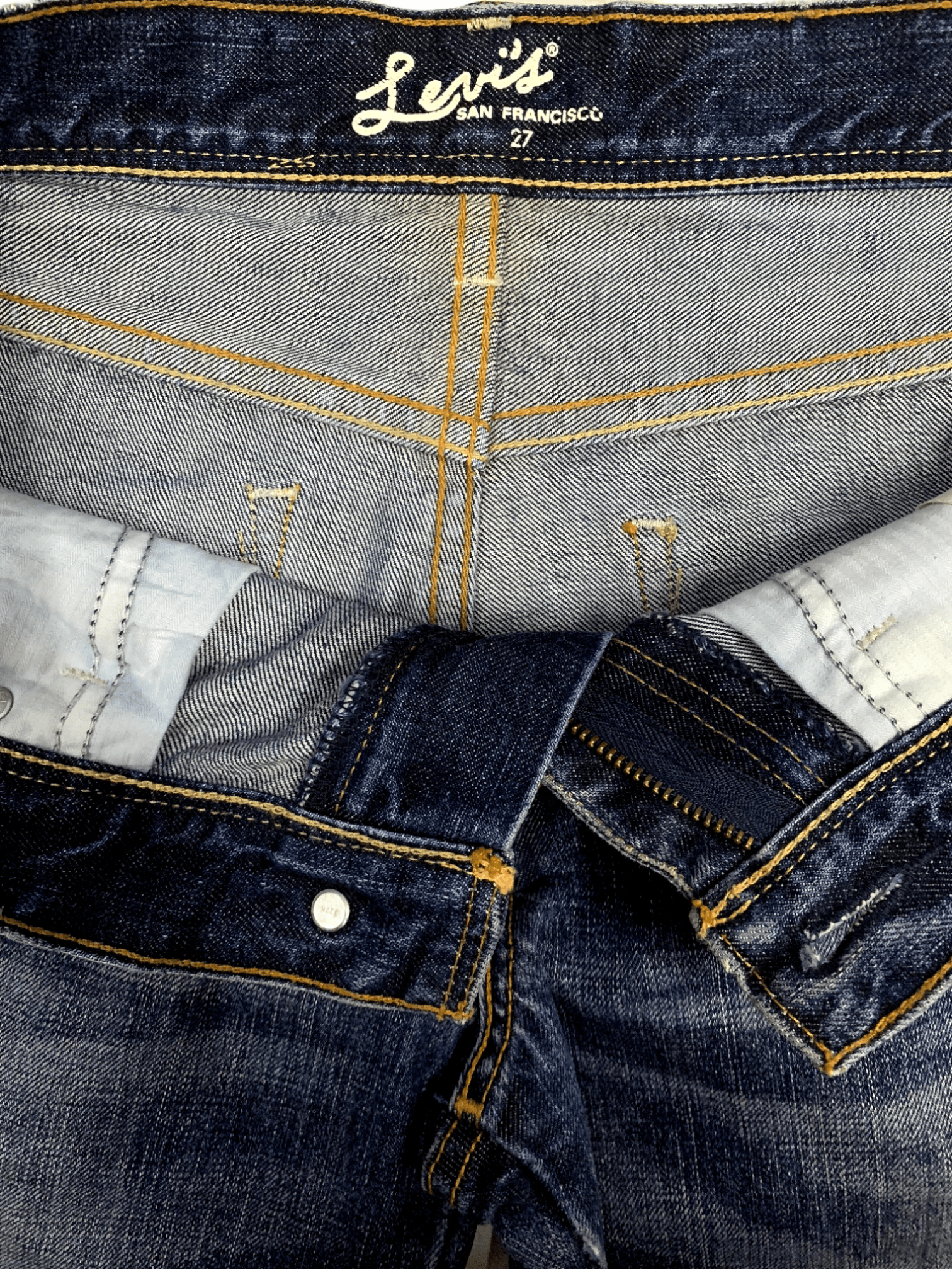 Levi's × Levi's Vintage Clothing Vintage Levis 501 White Tag Blue Wash Loose Jeans Size US 33 - 16 Thumbnail