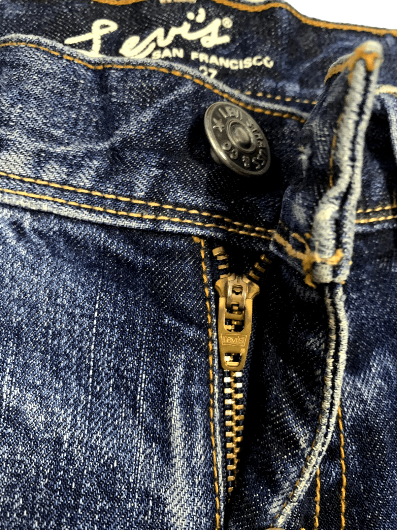 Levi's × Levi's Vintage Clothing Vintage Levis 501 White Tag Blue Wash Loose Jeans Size US 33 - 3 Thumbnail