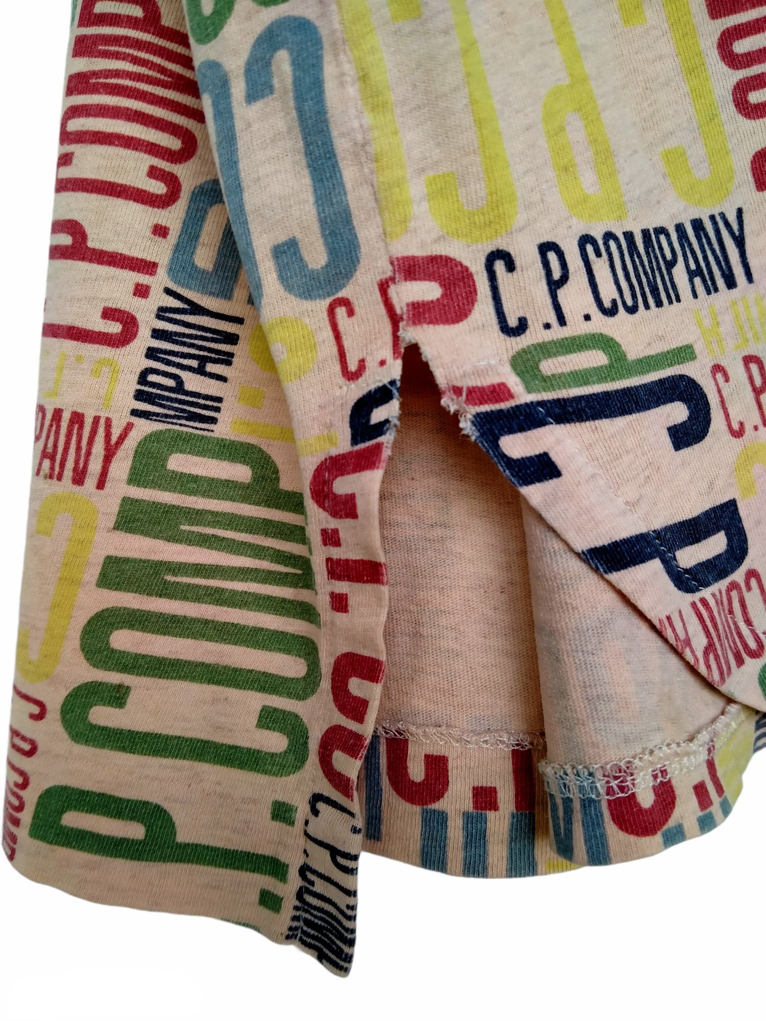 C.P. Company Rare!!! Vintage C.P. Company Distressed Full Print Spell Out Size US L / EU 52-54 / 3 - 6 Thumbnail