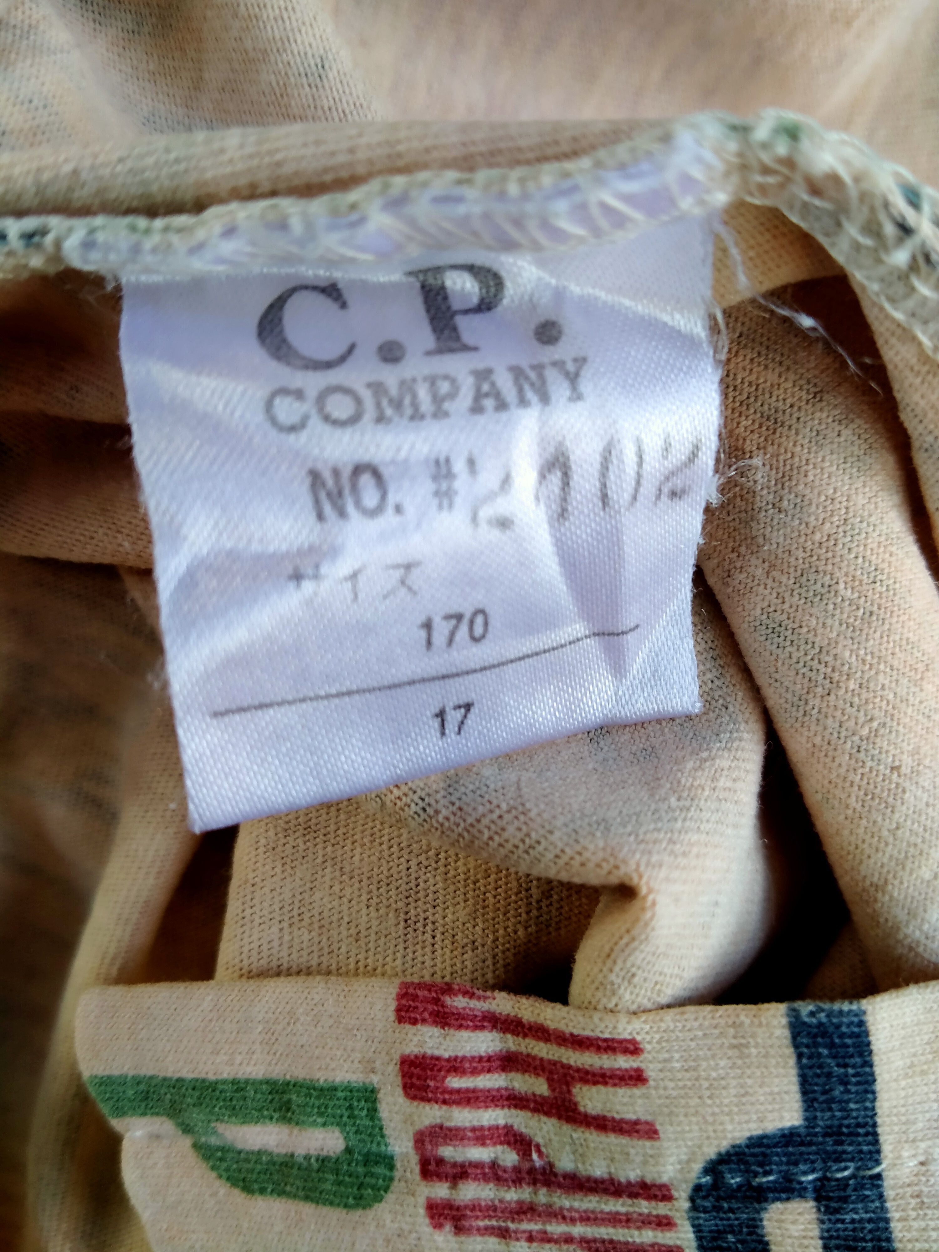 C.P. Company Rare!!! Vintage C.P. Company Distressed Full Print Spell Out Size US L / EU 52-54 / 3 - 9 Thumbnail