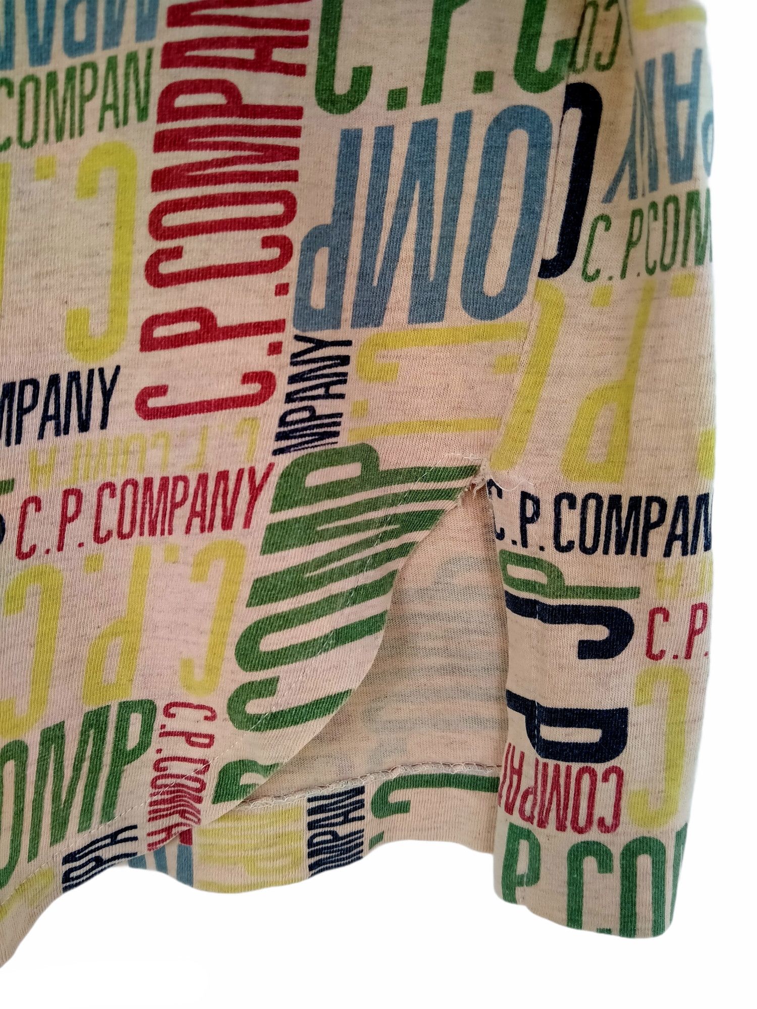 C.P. Company Rare!!! Vintage C.P. Company Distressed Full Print Spell Out Size US L / EU 52-54 / 3 - 4 Thumbnail