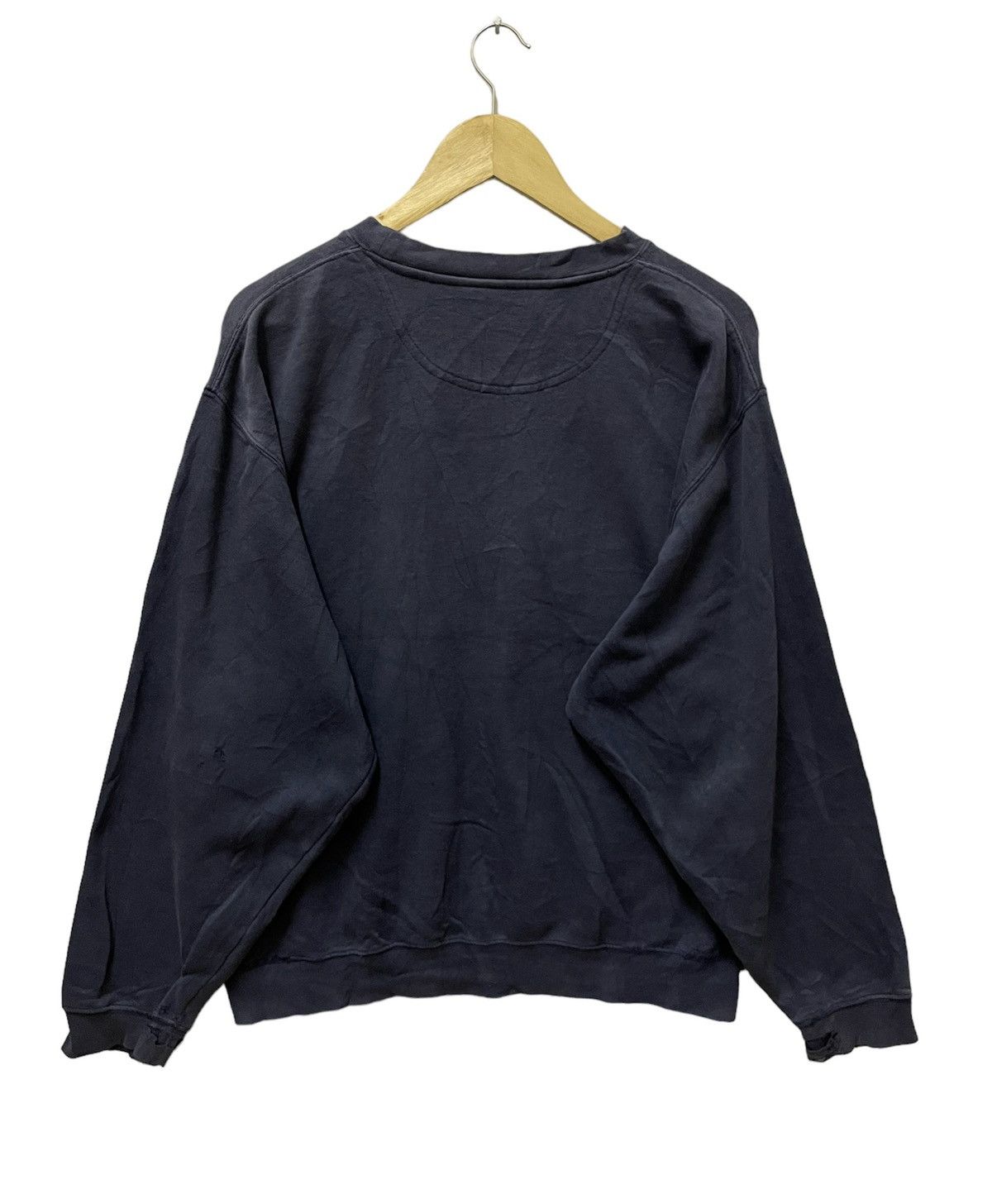 Nike × Vintage Vintage Nike Michigan Distressed Sweatshirt Navy Size US M / EU 48-50 / 2 - 7 Thumbnail