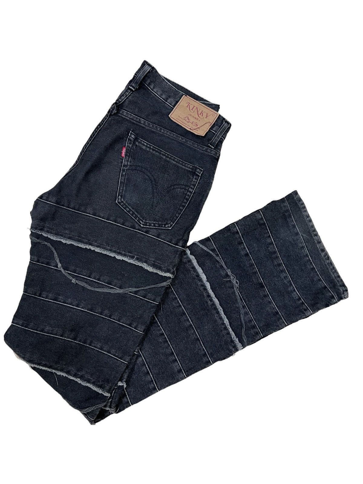 Hysteric Glamour ARCHIVE🔥OG Hysteric Glamour Kinky Black Flare Hagi Denim Size US 28 / EU 44 - 2 Thumbnail